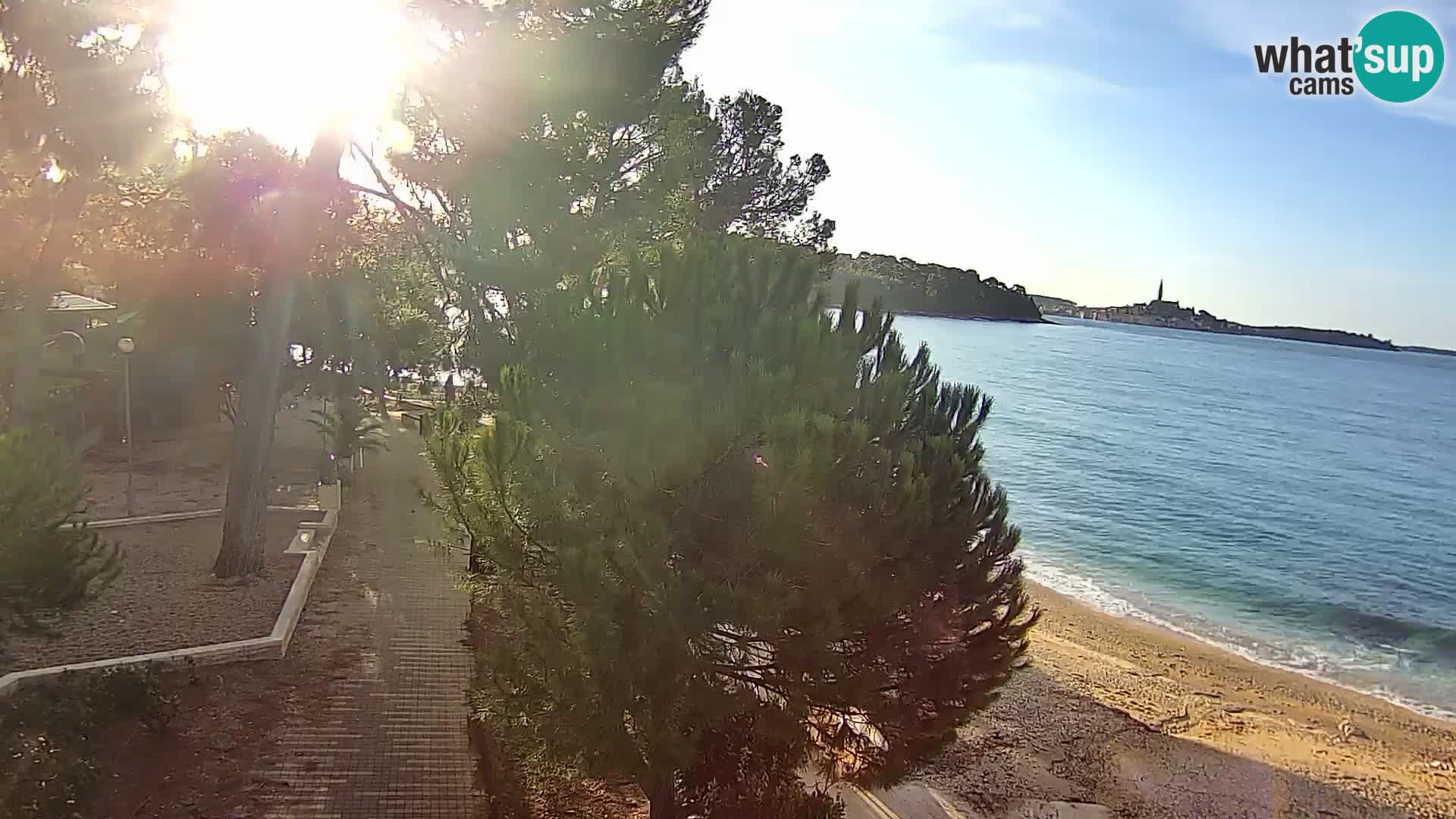 Webcam Spiaggia Borik a Rovigno – Istria