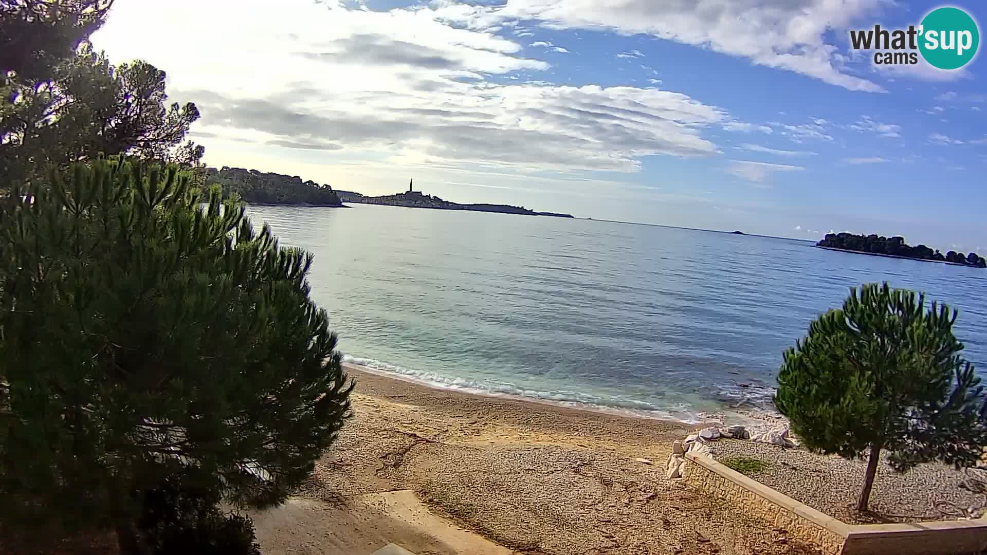 Spletna kamera plaža Borik Rovinj