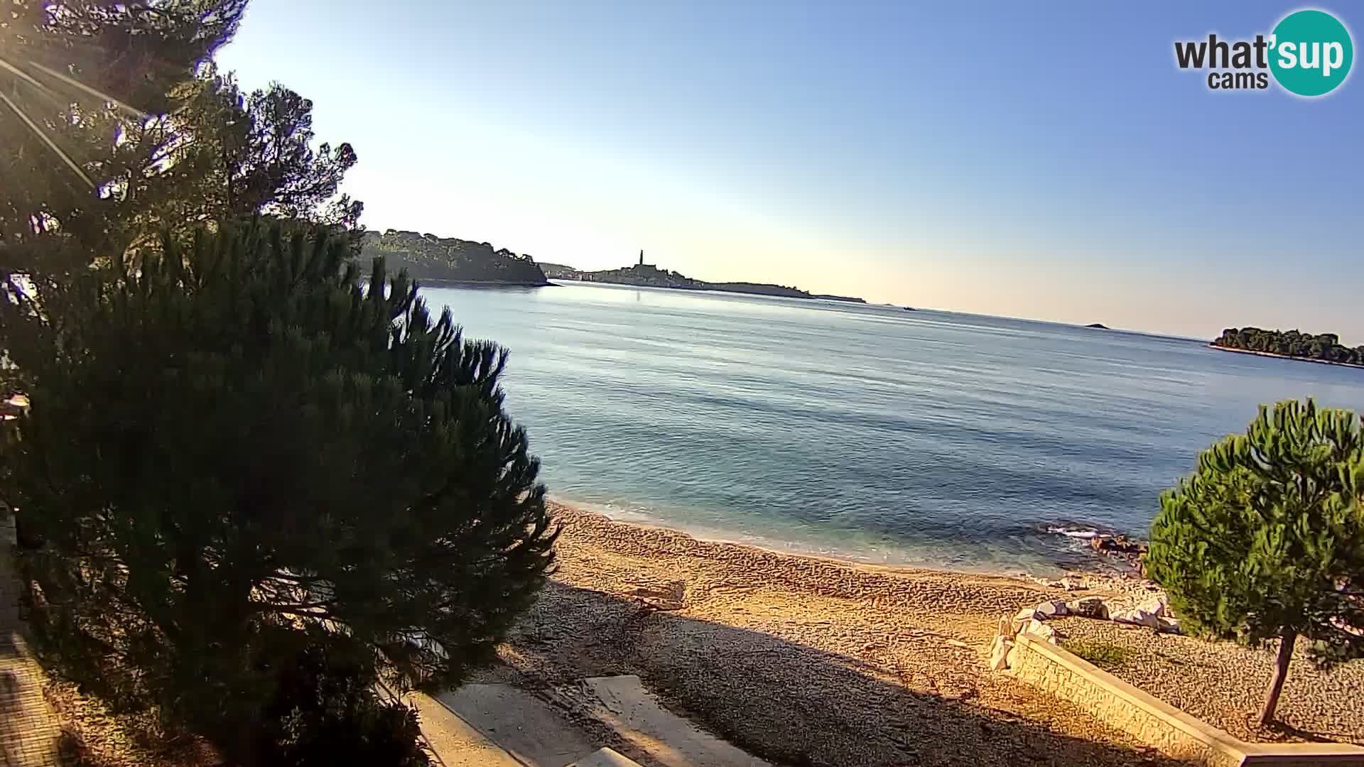 Camera en vivo Borik playa Rovinj – Istria