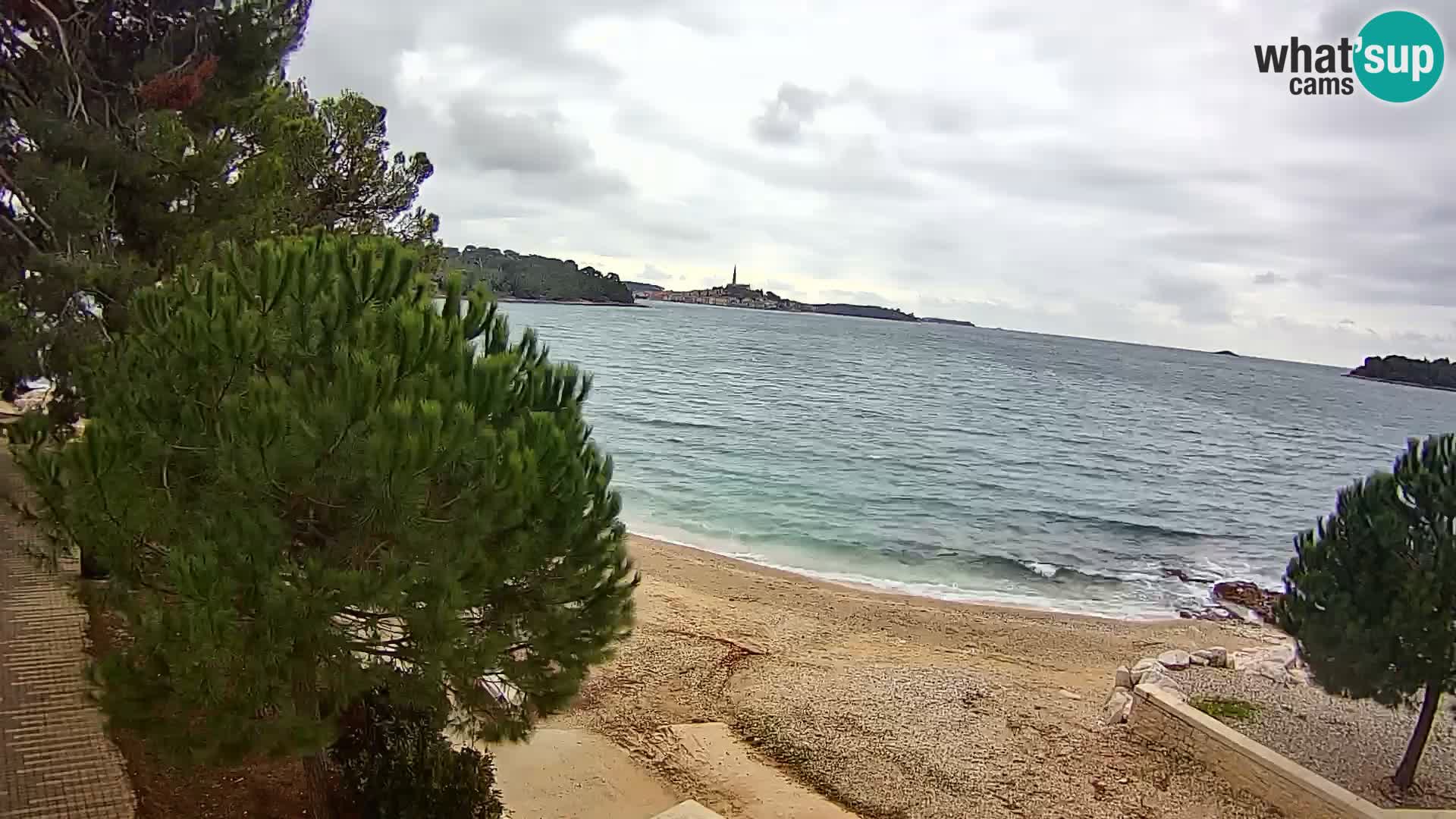 Webcam Spiaggia Borik a Rovigno – Istria