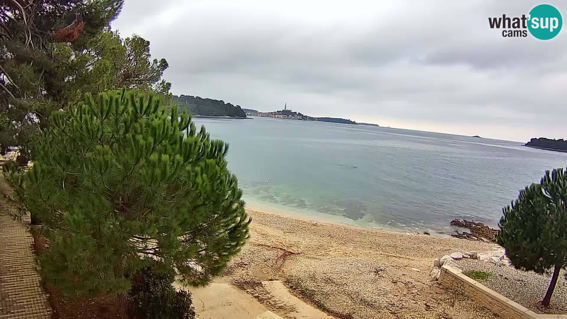 Webcam Spiaggia Borik a Rovigno – Istria