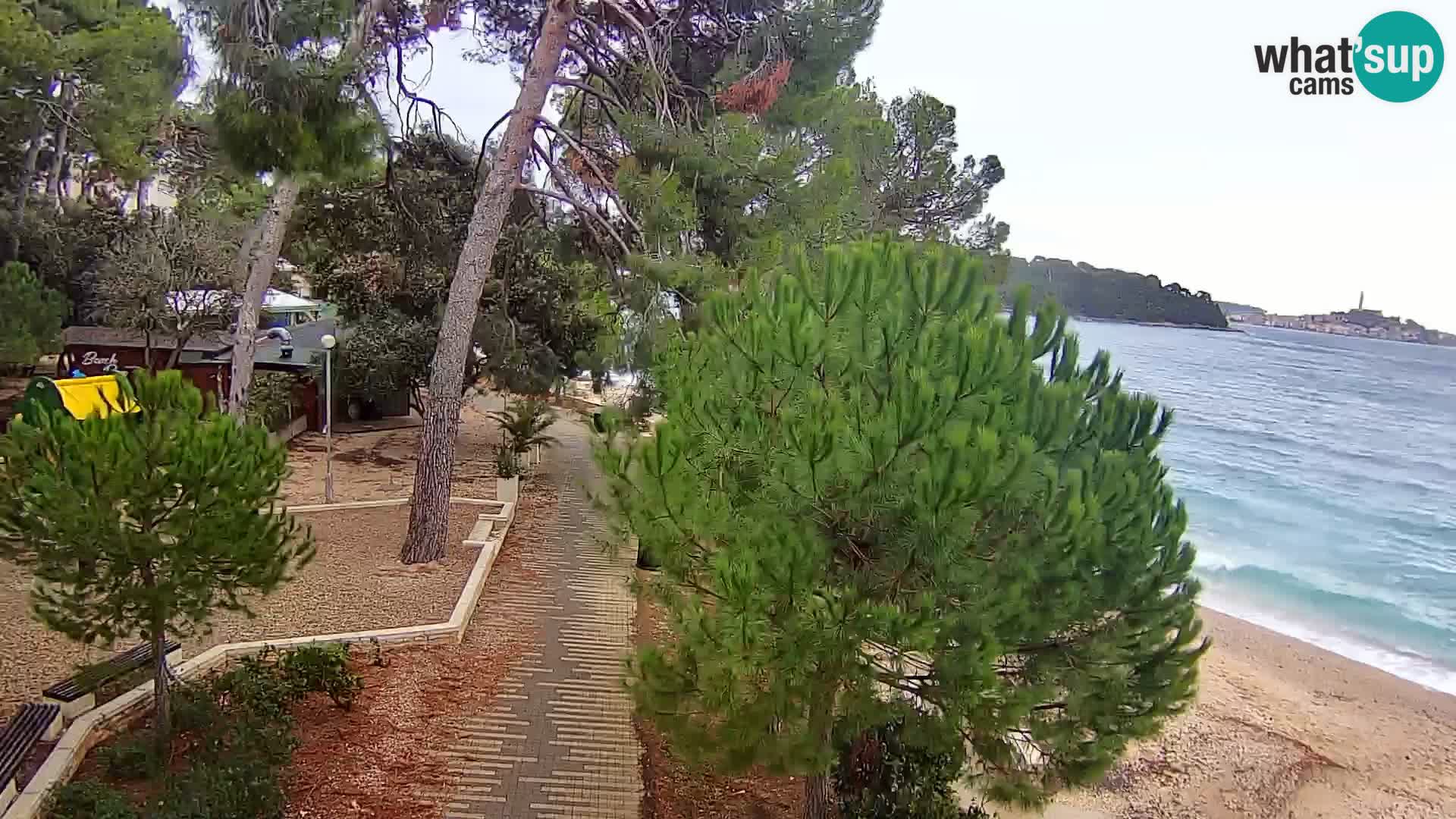 Webcam Spiaggia Borik a Rovigno – Istria
