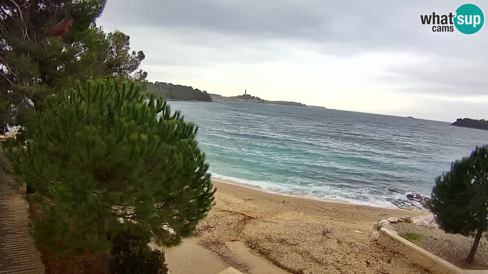 Spletna kamera plaža Borik Rovinj