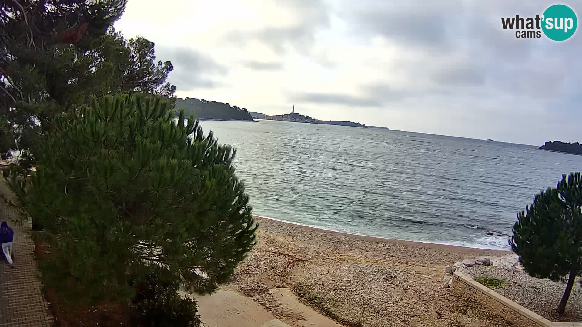 Spletna kamera plaža Borik Rovinj