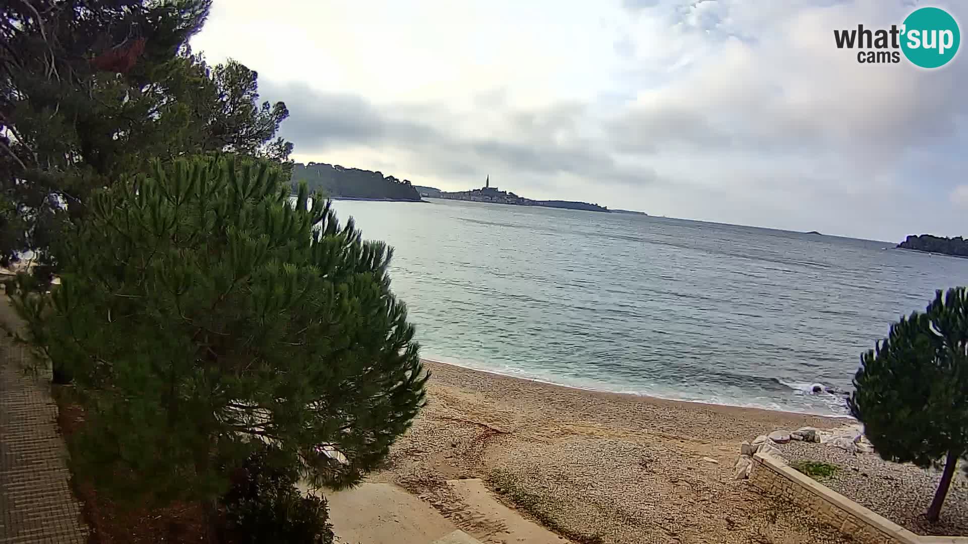 Webcam Spiaggia Borik a Rovigno – Istria