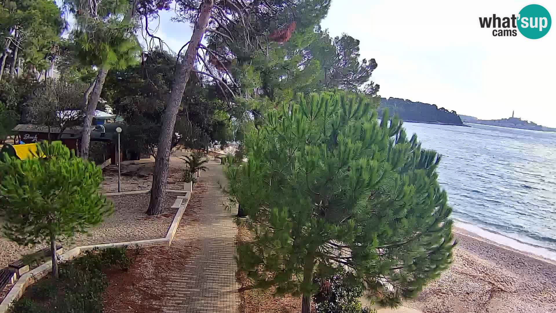 Webcam Spiaggia Borik a Rovigno – Istria