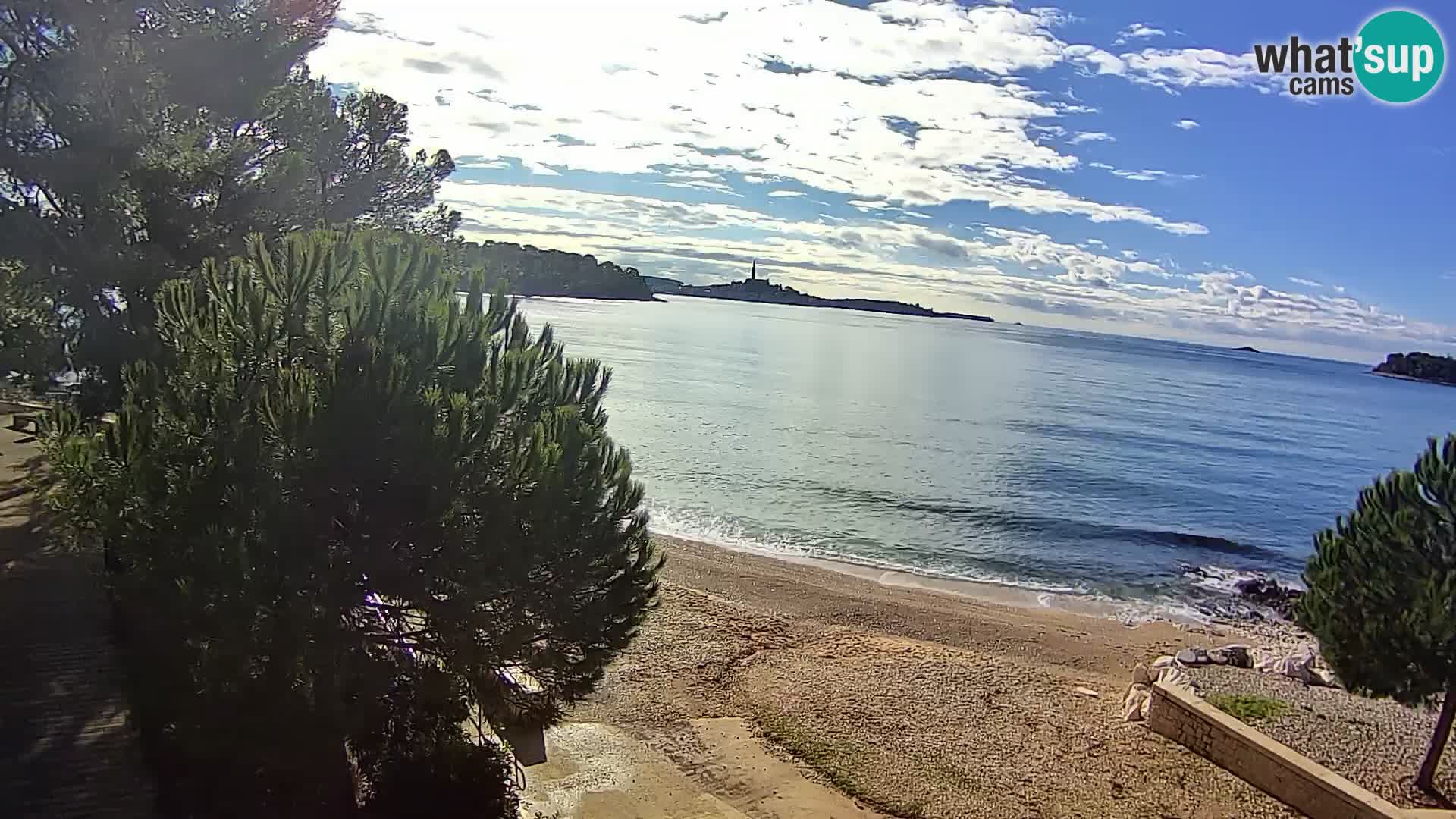Webcam Spiaggia Borik a Rovigno – Istria
