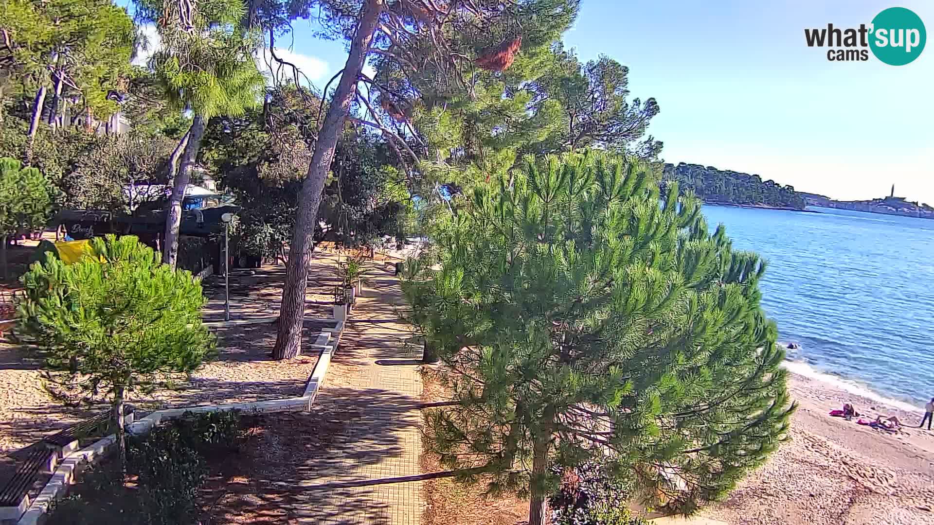 Webcam Spiaggia Borik a Rovigno – Istria