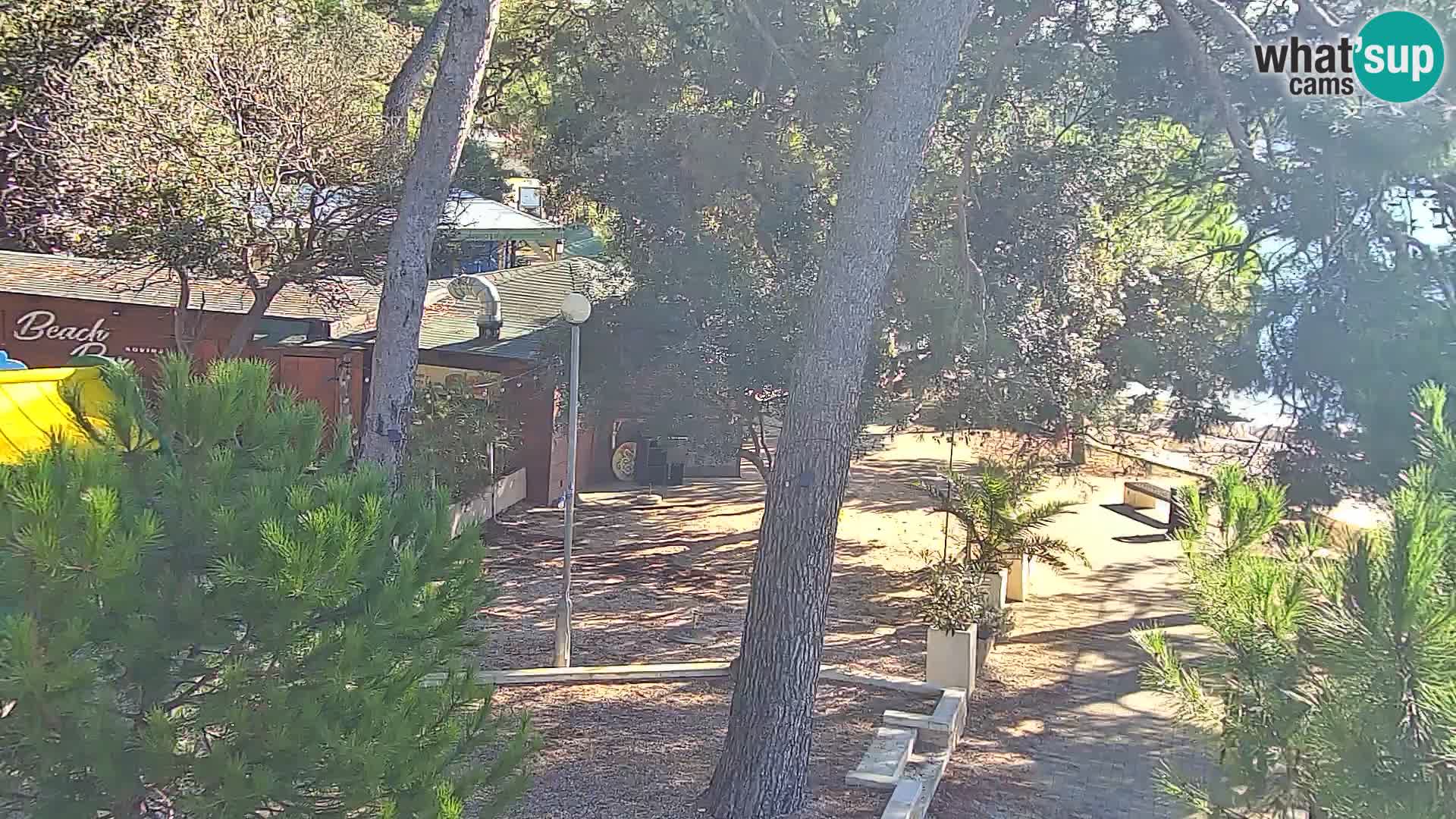 Webcam Spiaggia Borik a Rovigno – Istria