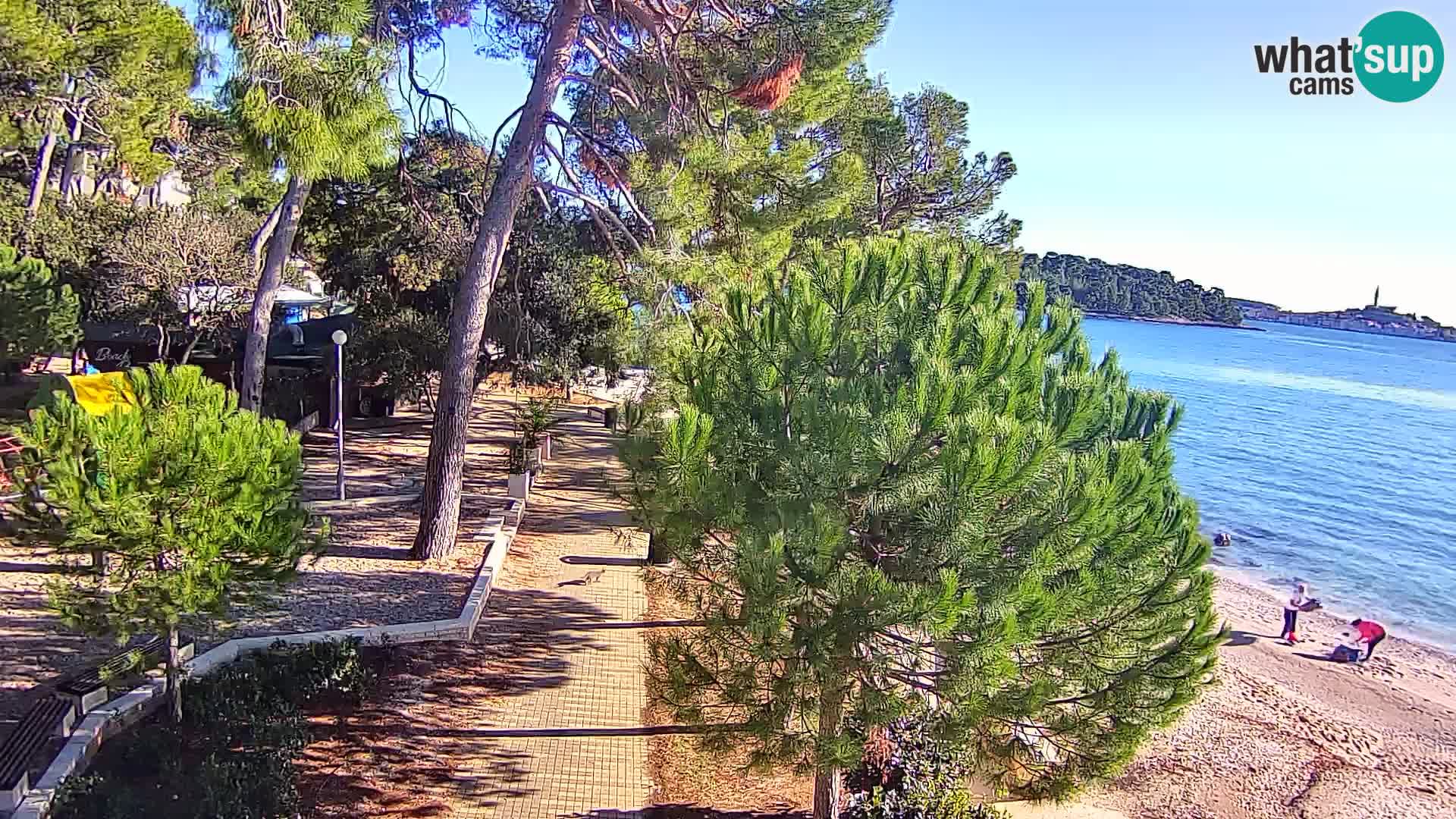 Web kamera Borik plaža Rovinj – Istra