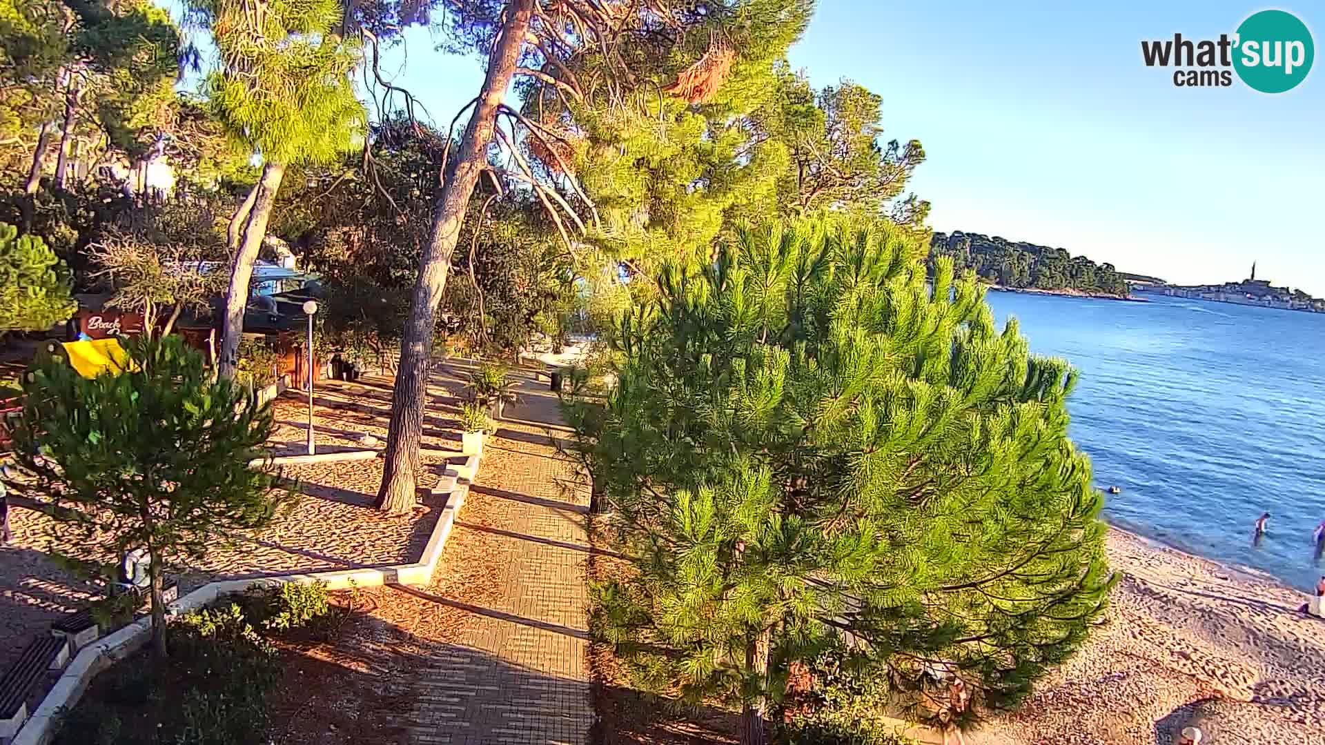 Camera en vivo Borik playa Rovinj – Istria