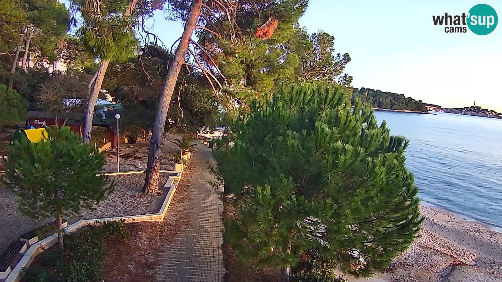 Webcam Spiaggia Borik a Rovigno – Istria
