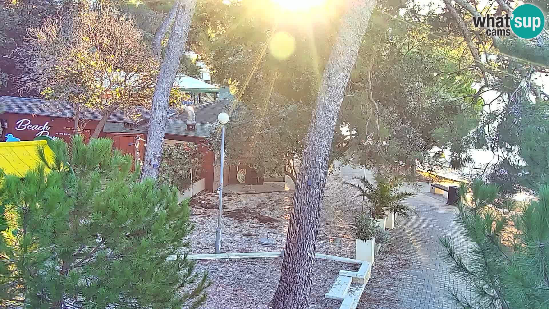 Webcam Spiaggia Borik a Rovigno – Istria