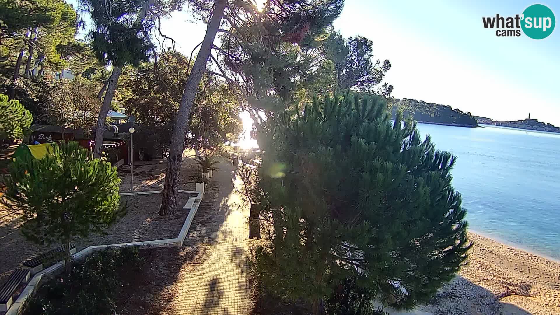 Webcam Spiaggia Borik a Rovigno – Istria