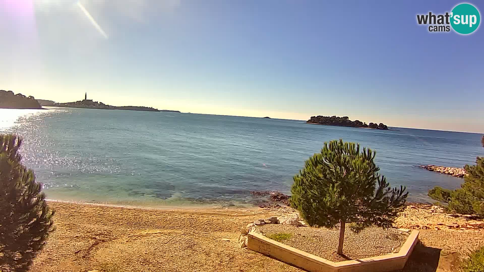 Web kamera Borik plaža Rovinj – Istra