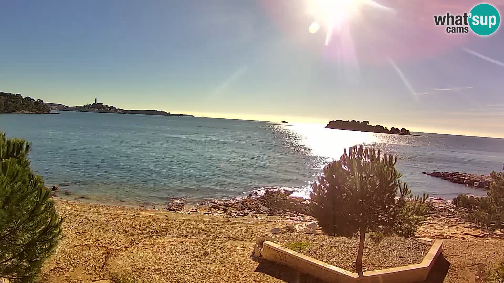 Webcam Spiaggia Borik a Rovigno – Istria