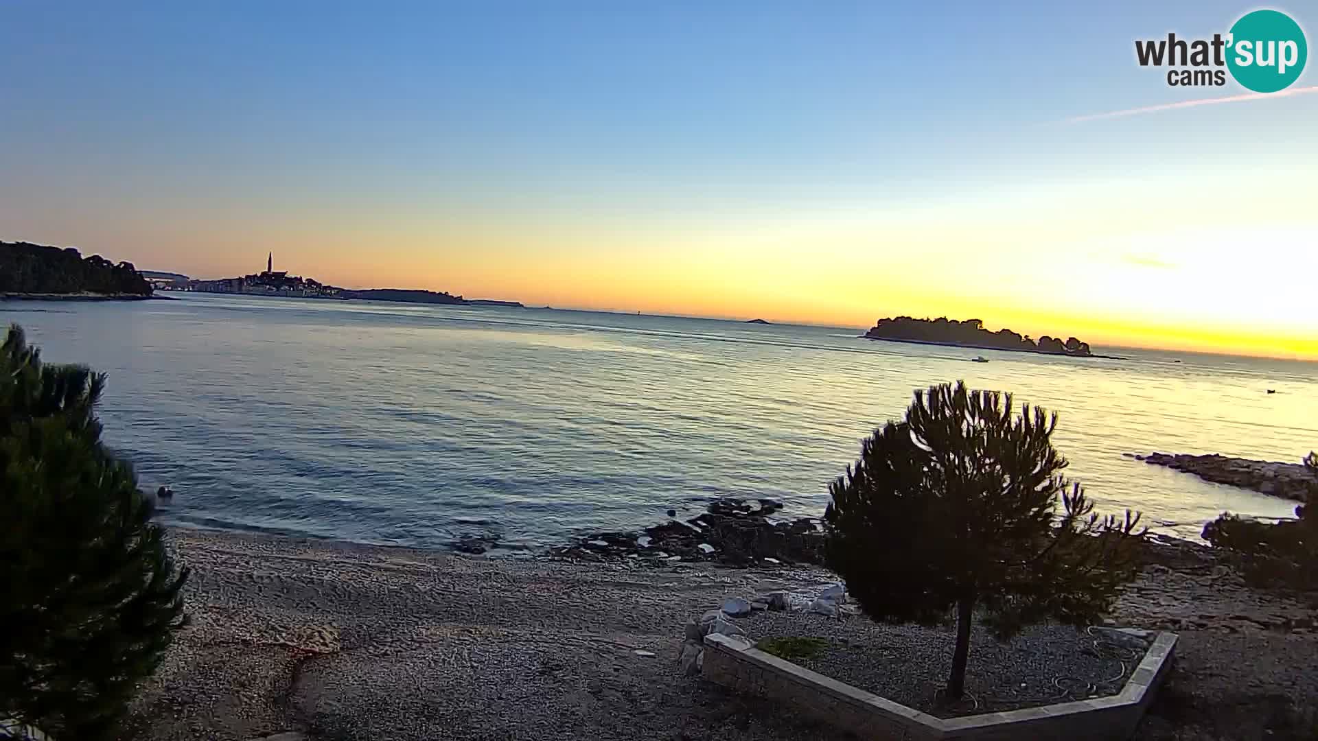 Webcam Spiaggia Borik a Rovigno – Istria