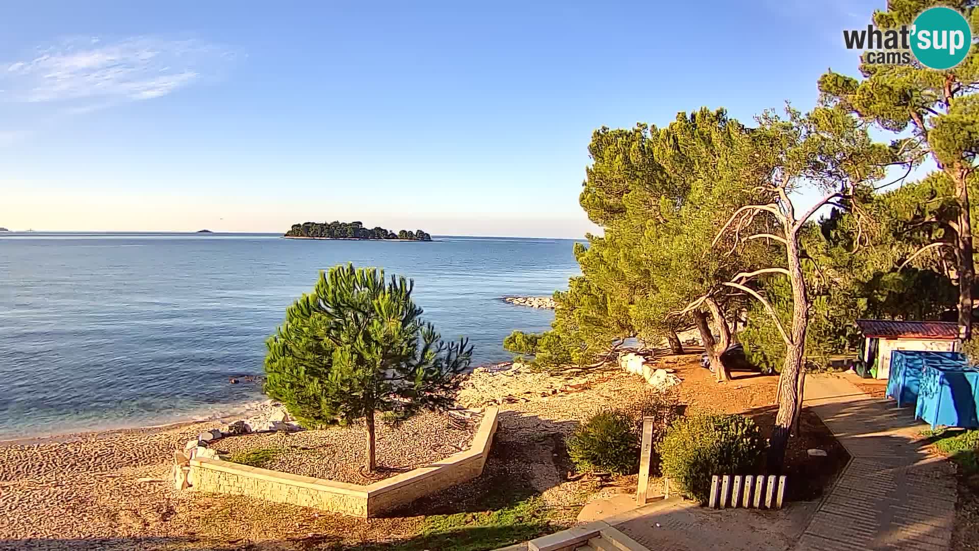 Livecam Borik plage Rovinj – Istrie
