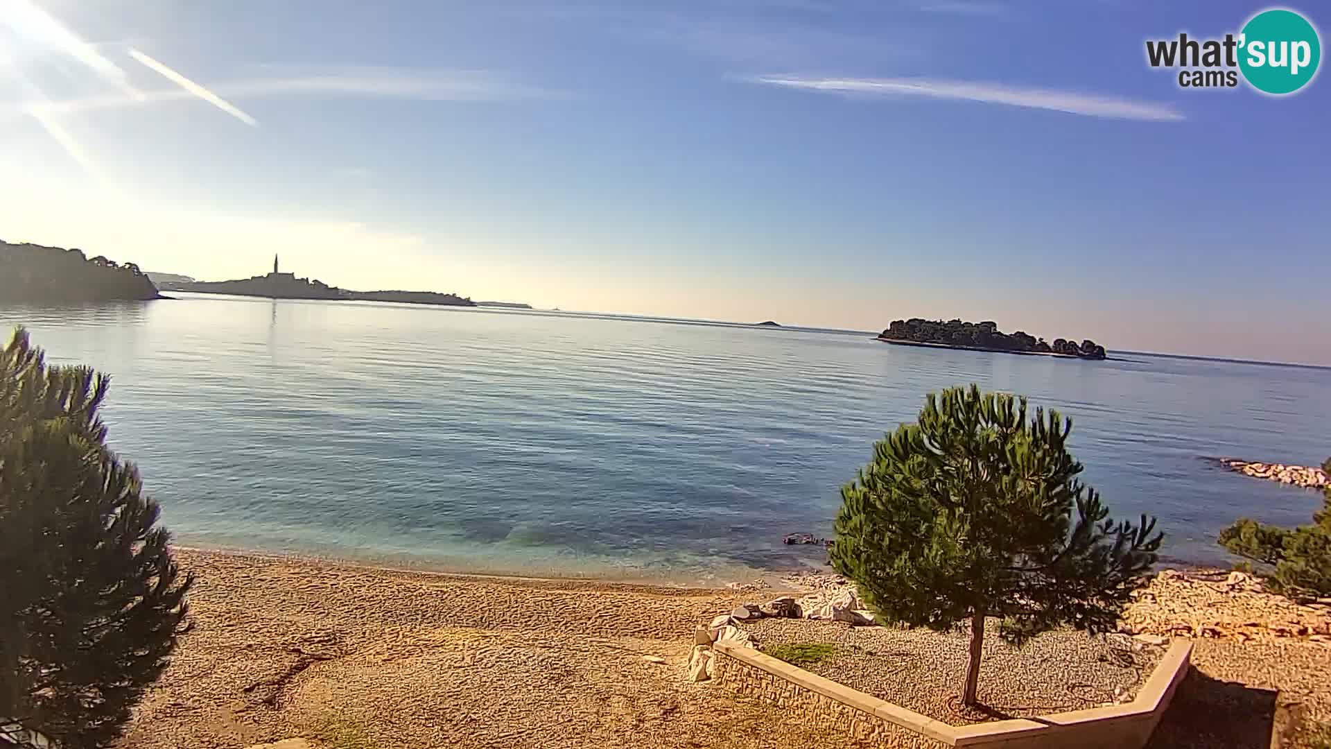 Camera en vivo Borik playa Rovinj – Istria
