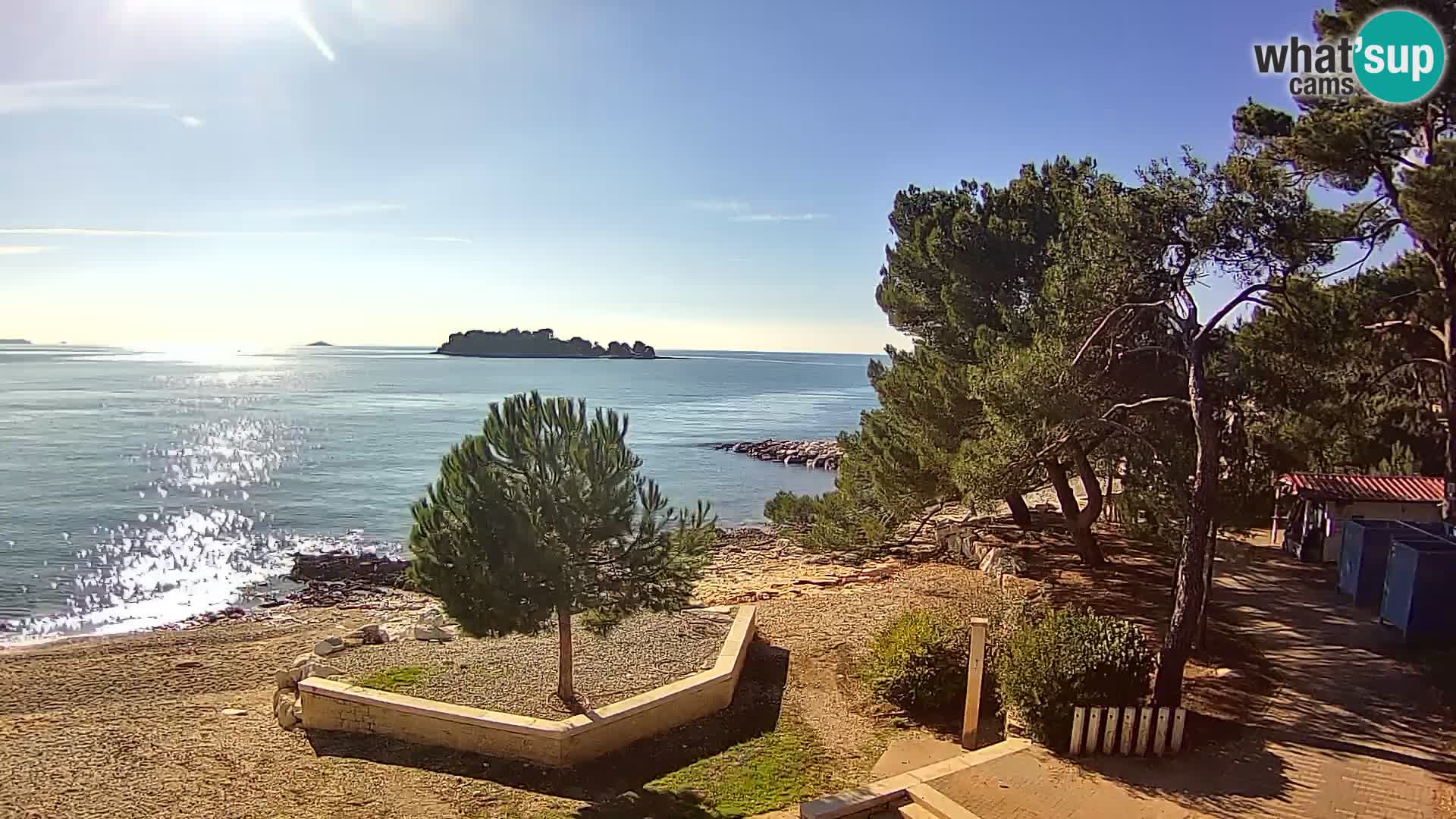 Camera en vivo Borik playa Rovinj – Istria