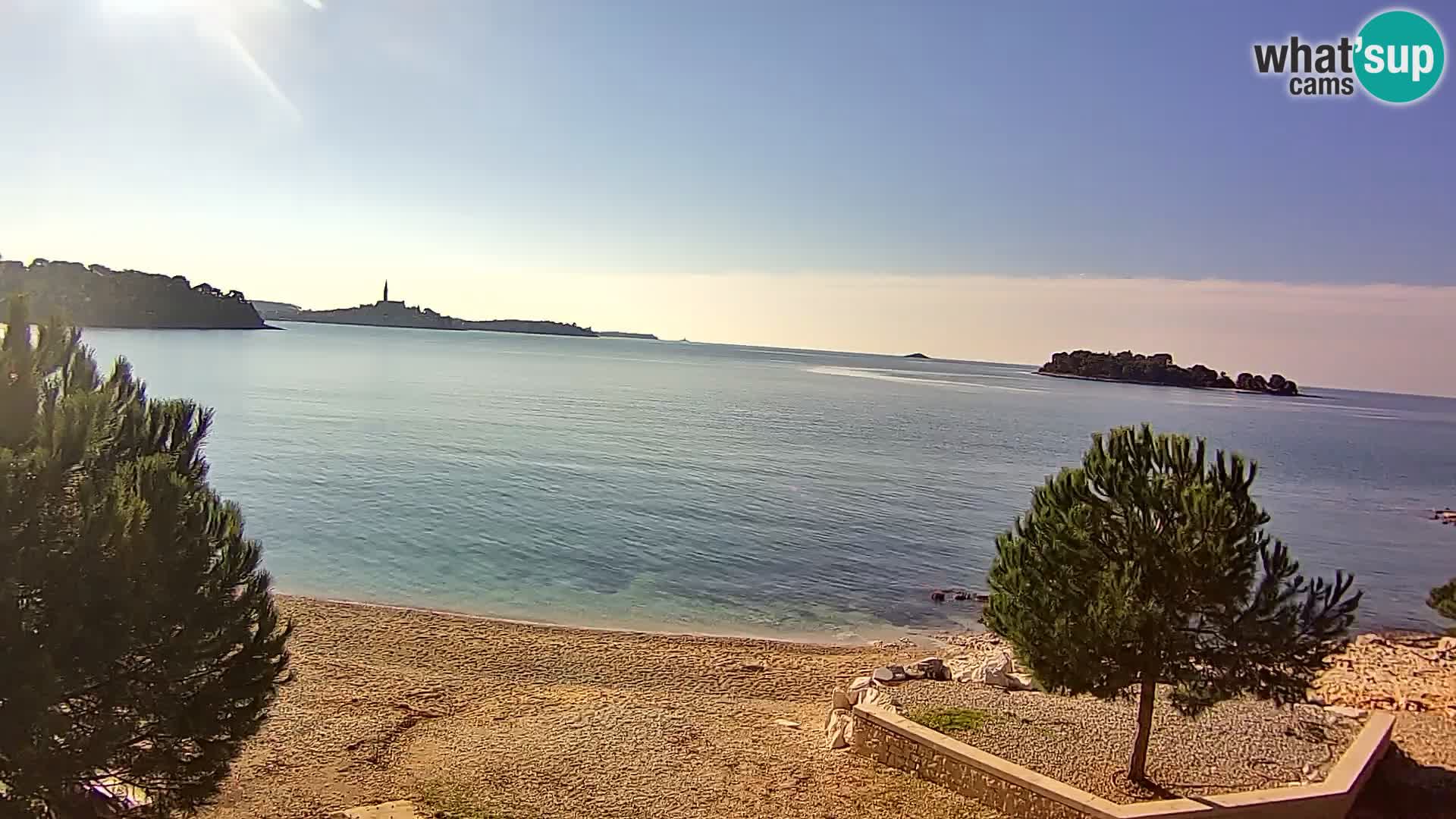 Webcam Spiaggia Borik a Rovigno – Istria