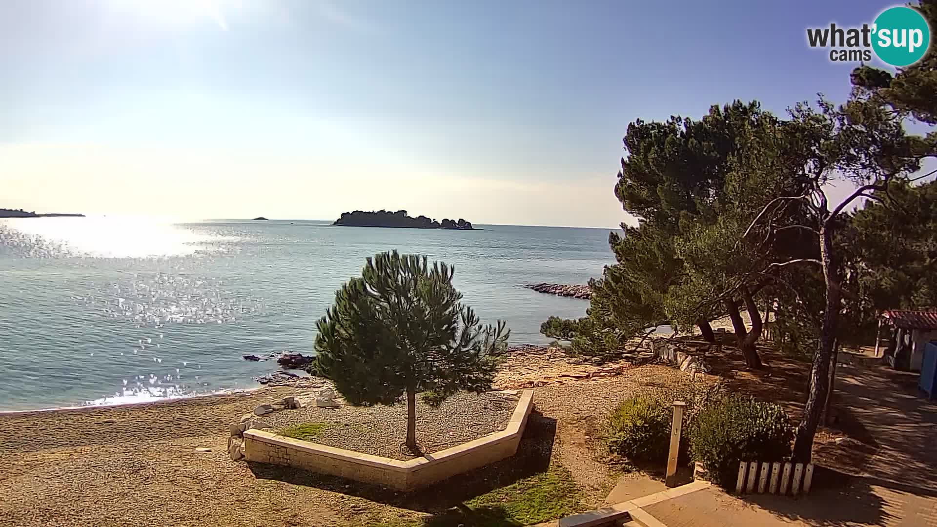 Webcam Spiaggia Borik a Rovigno – Istria