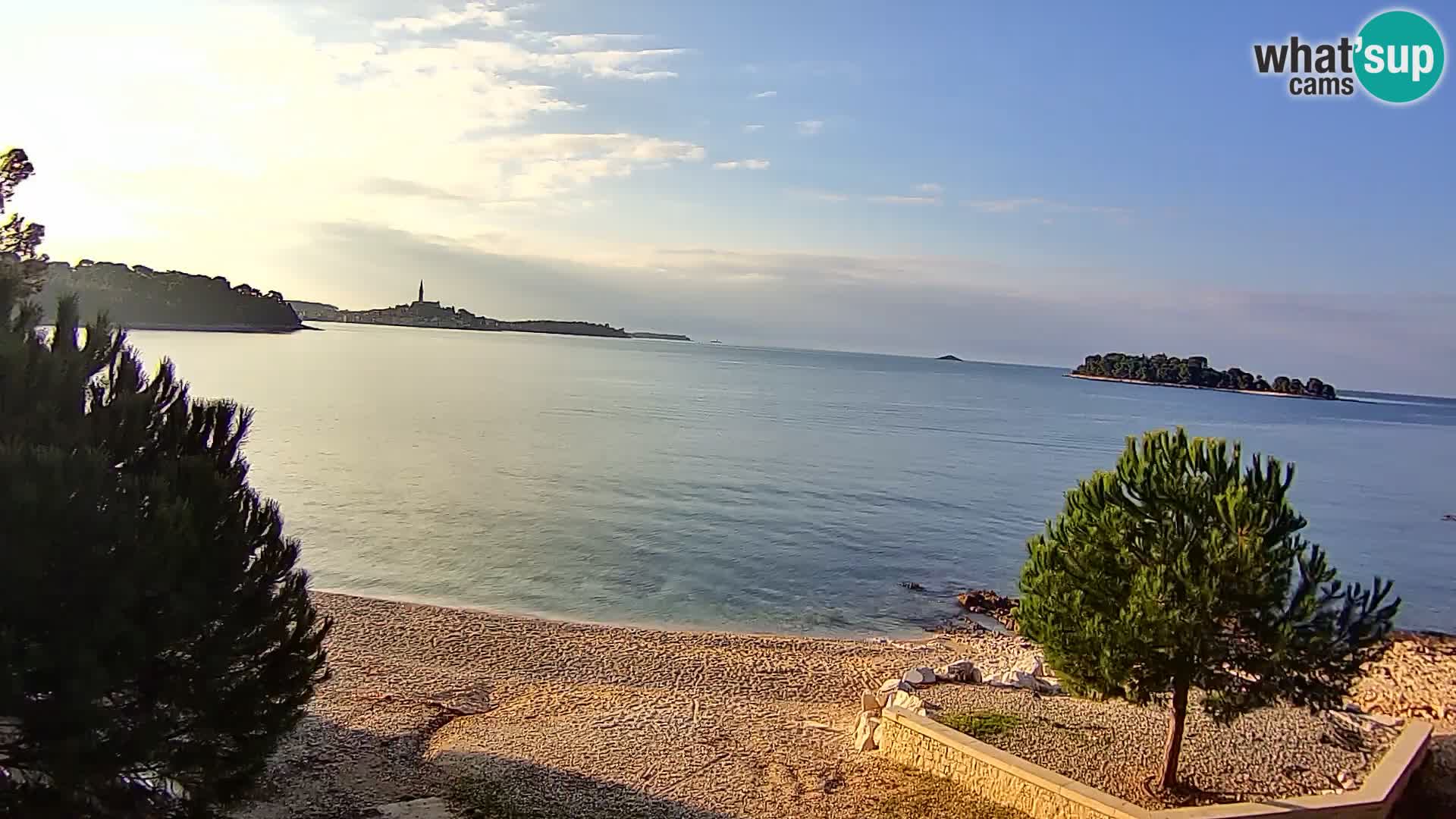 Camera en vivo Borik playa Rovinj – Istria