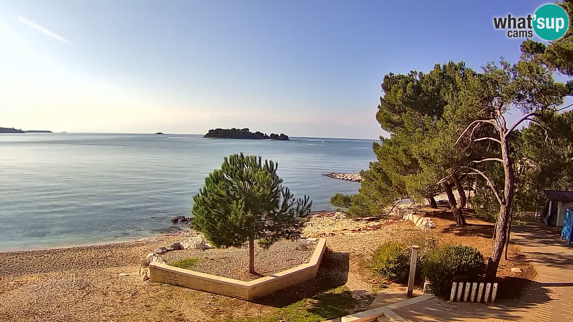 Web kamera Borik plaža Rovinj – Istra