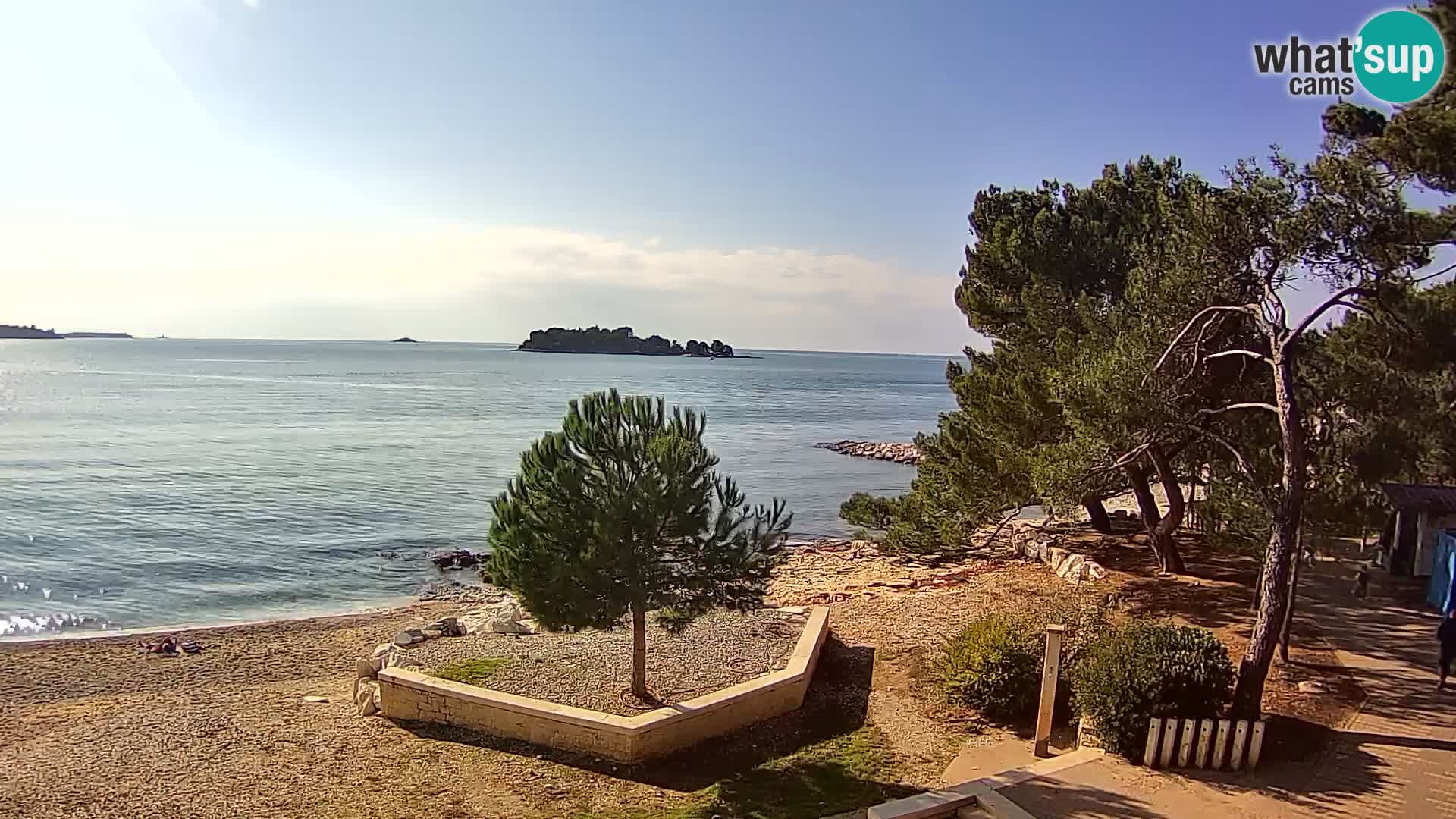 Camera en vivo Borik playa Rovinj – Istria