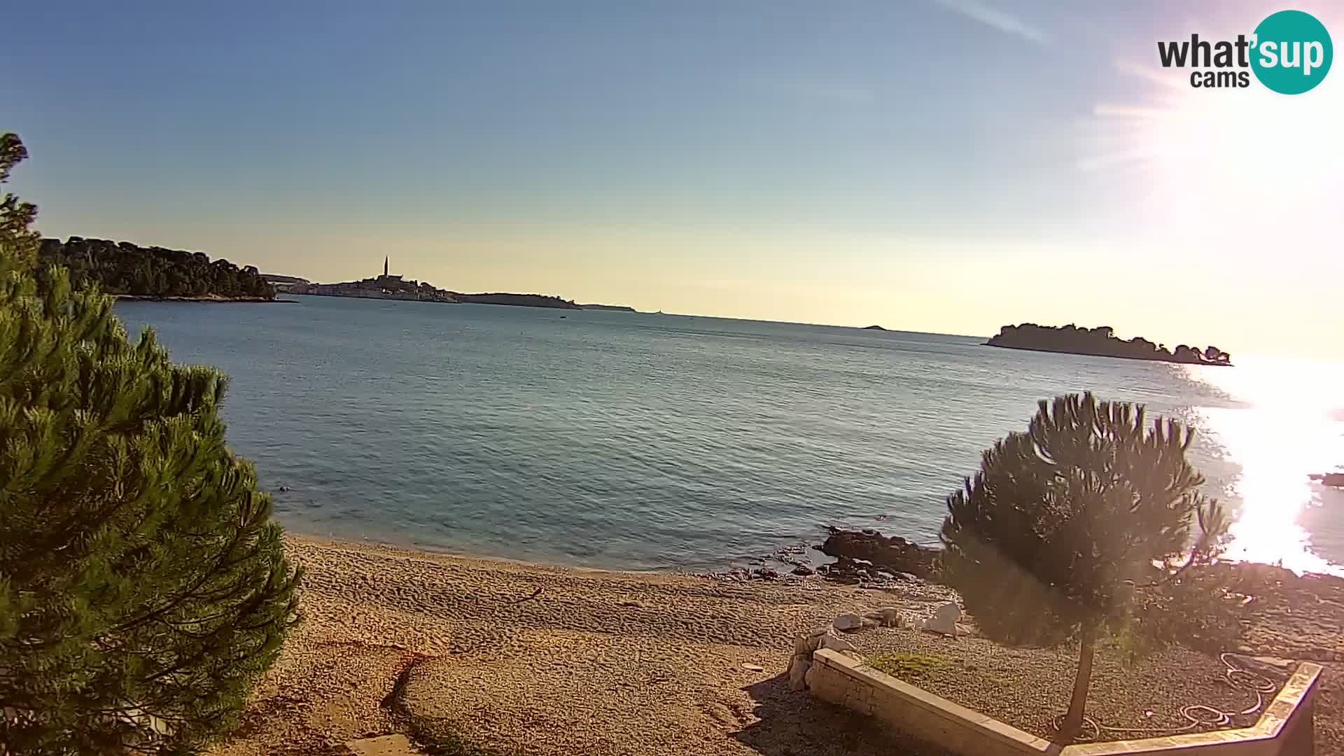 Camera en vivo Borik playa Rovinj – Istria