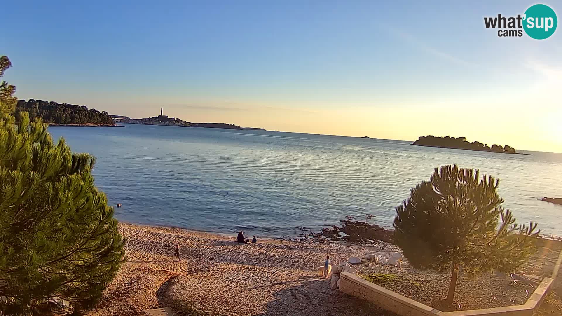 Spletna kamera plaža Borik Rovinj