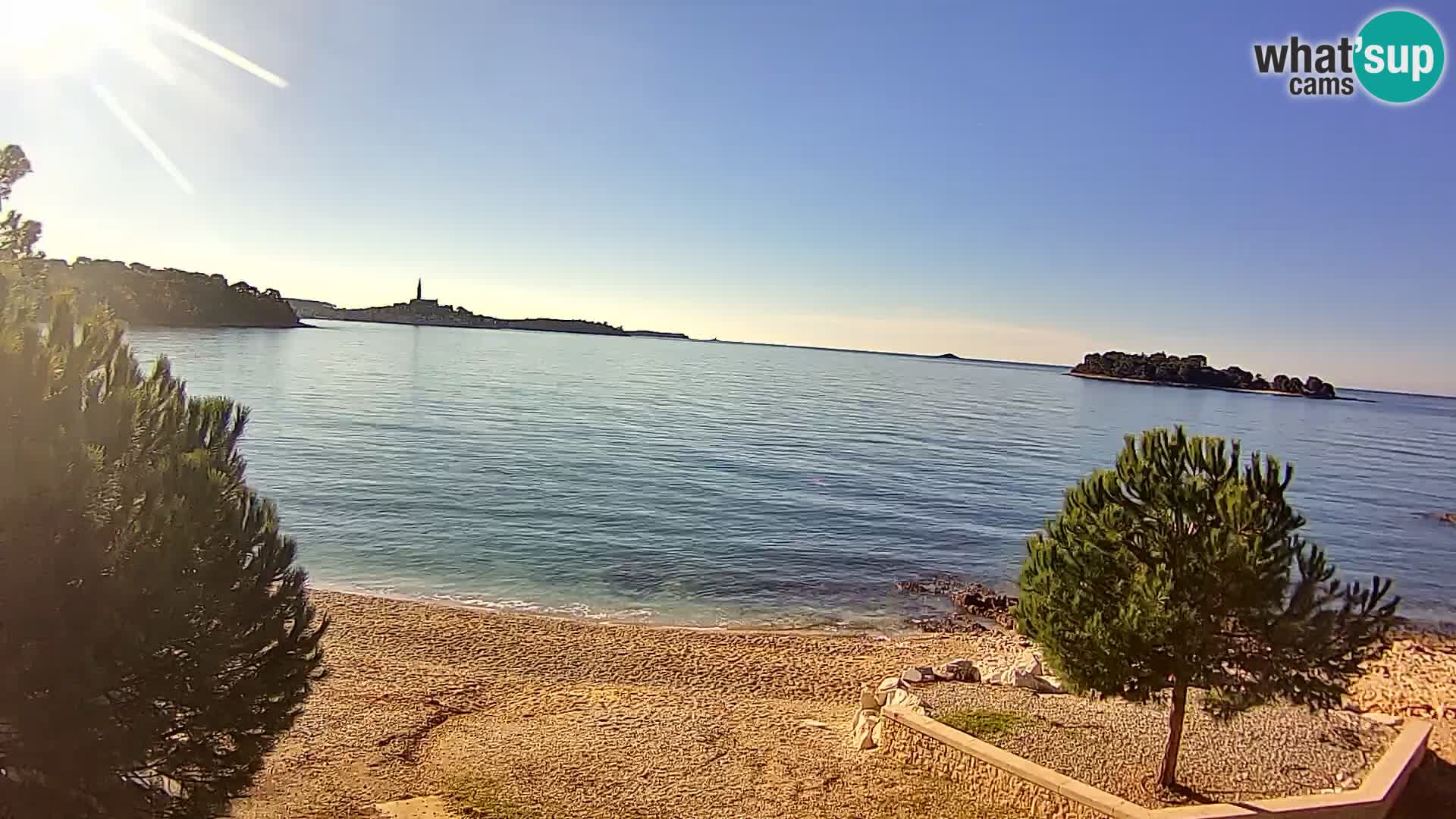 Spletna kamera plaža Borik Rovinj