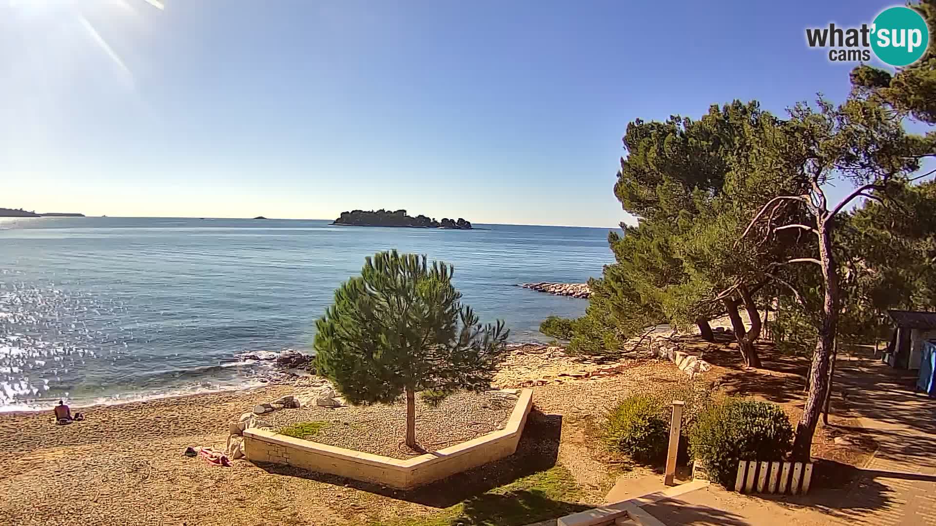 Web kamera Borik plaža Rovinj – Istra