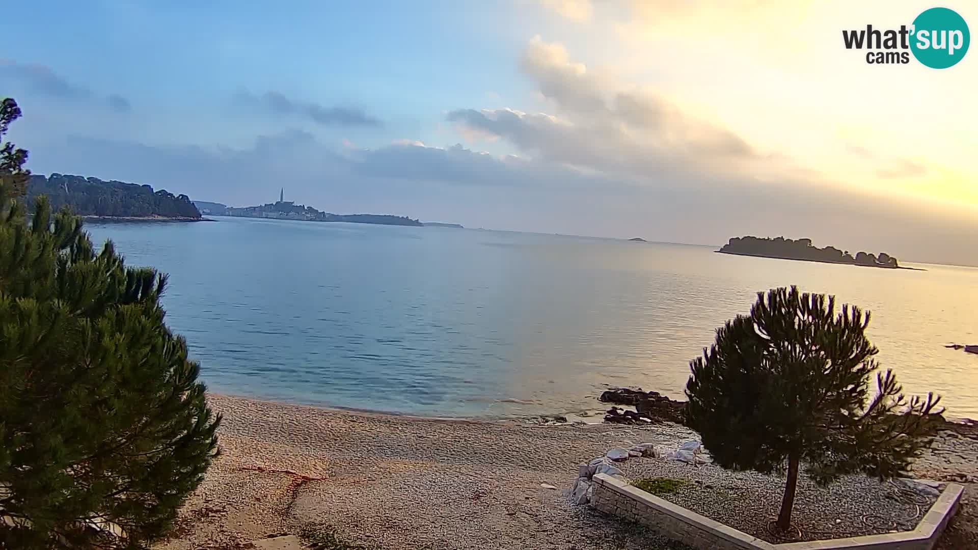 Camera en vivo Borik playa Rovinj – Istria