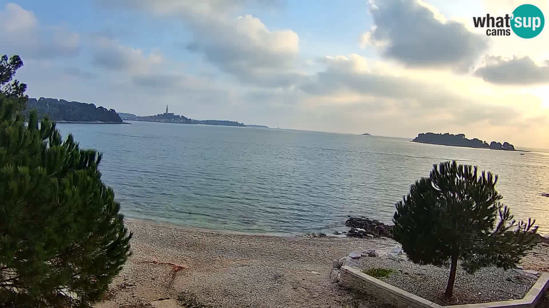 Webcam Spiaggia Borik a Rovigno – Istria