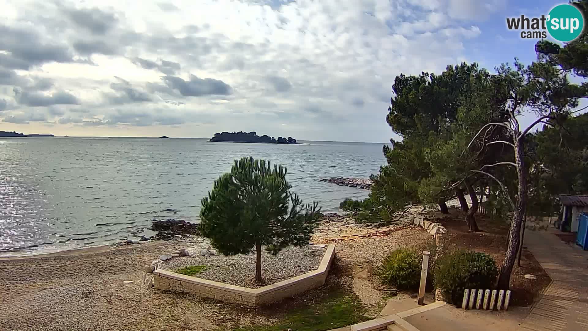 Spletna kamera plaža Borik Rovinj