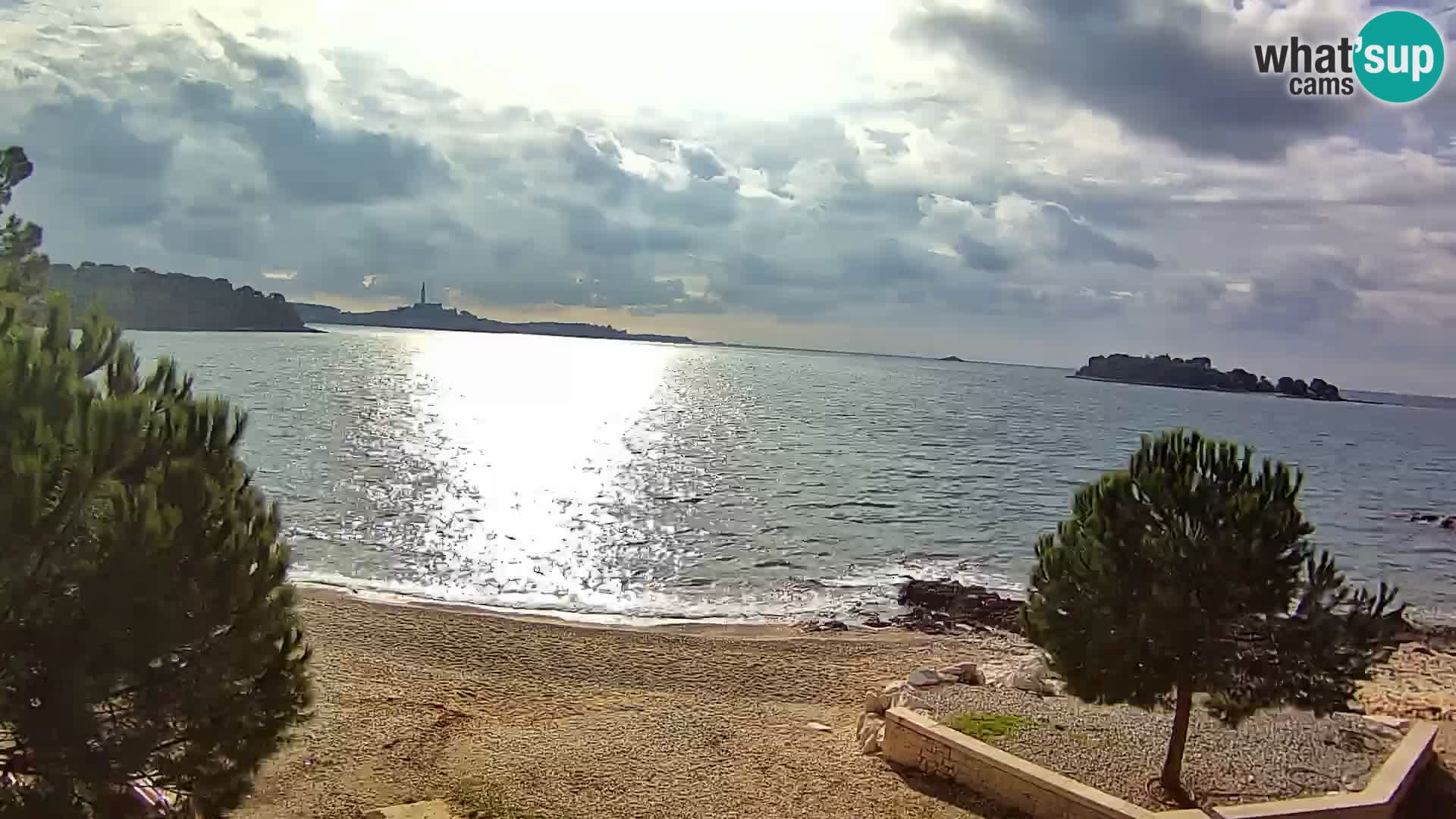 Webcam Spiaggia Borik a Rovigno – Istria