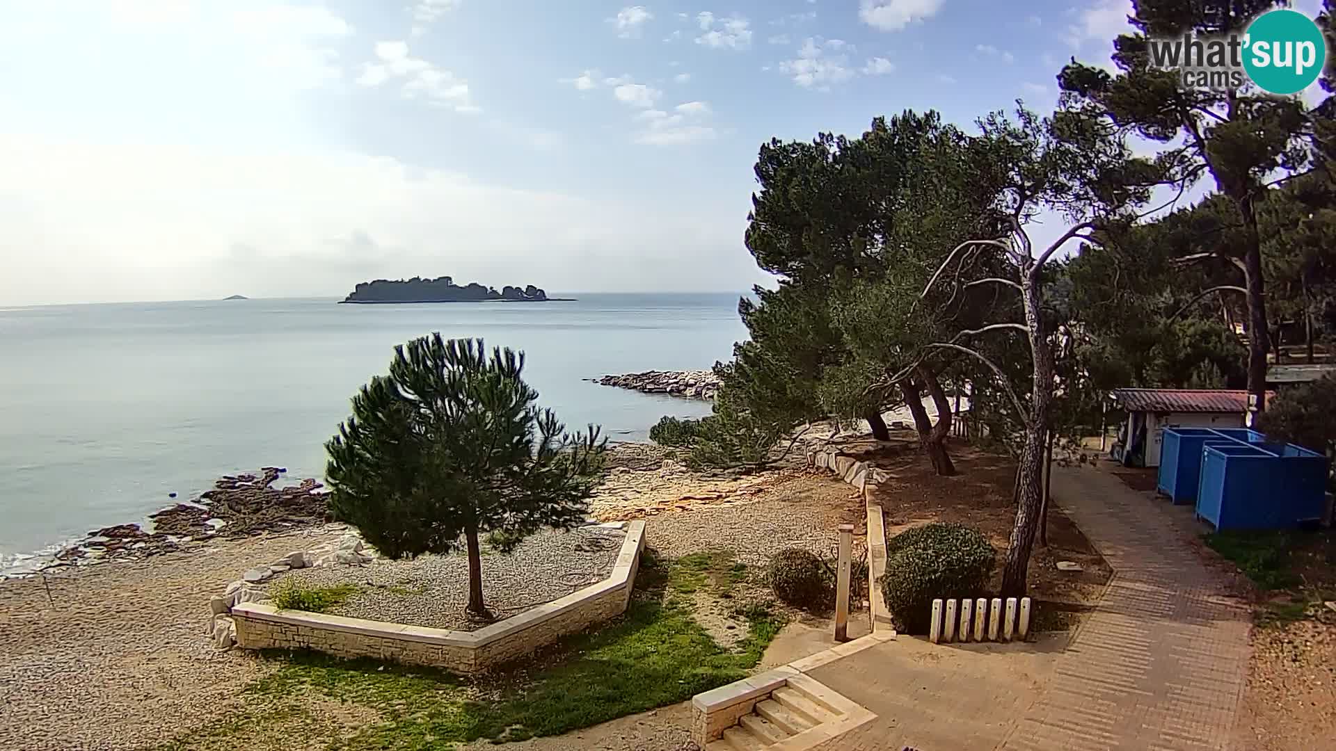 Spletna kamera plaža Borik Rovinj