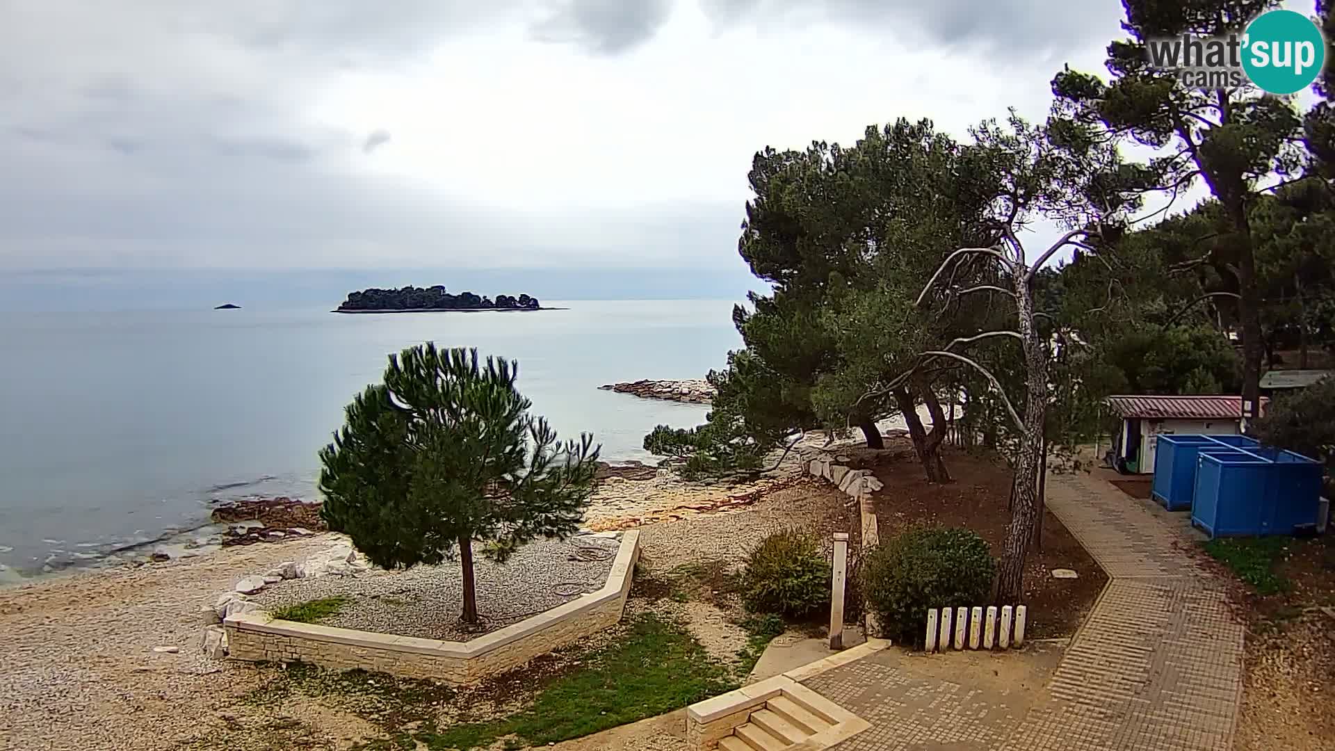 Webcam Spiaggia Borik a Rovigno – Istria
