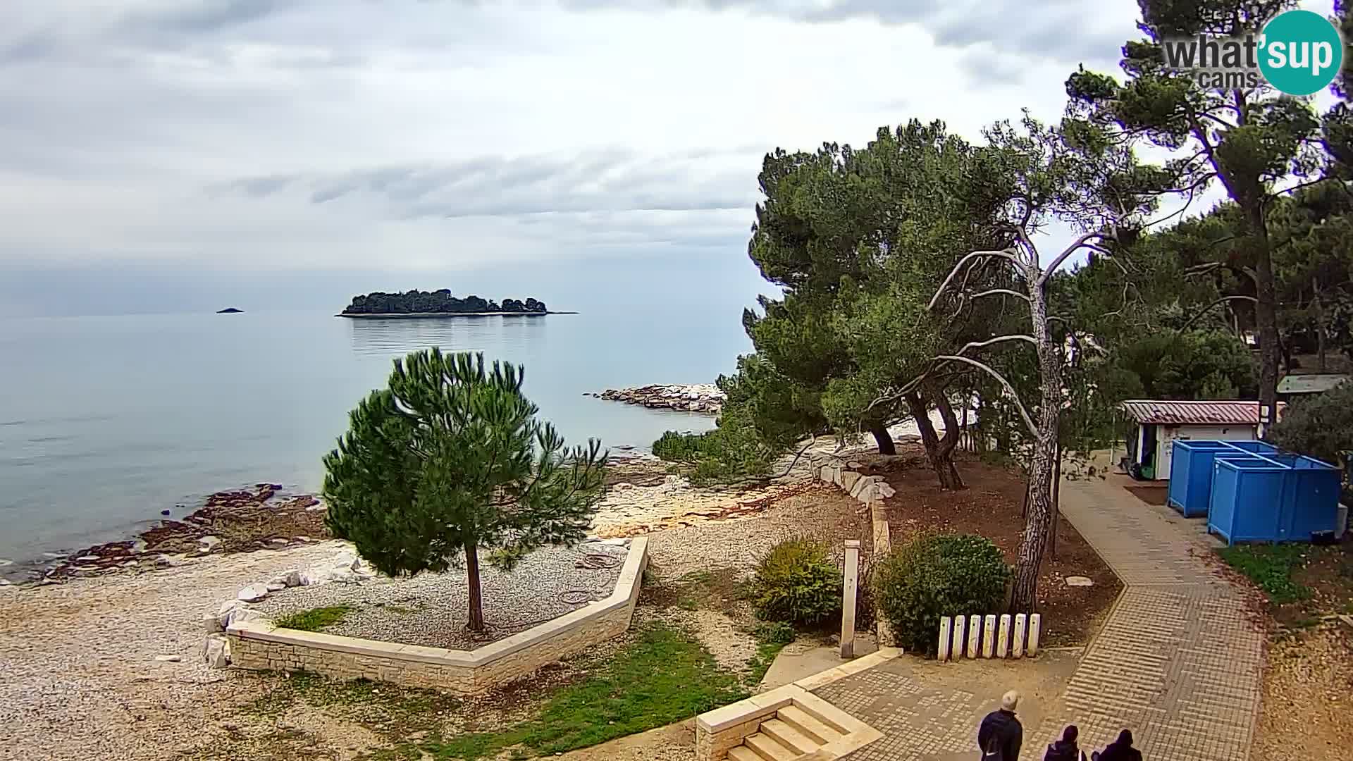 Webcam Spiaggia Borik a Rovigno – Istria