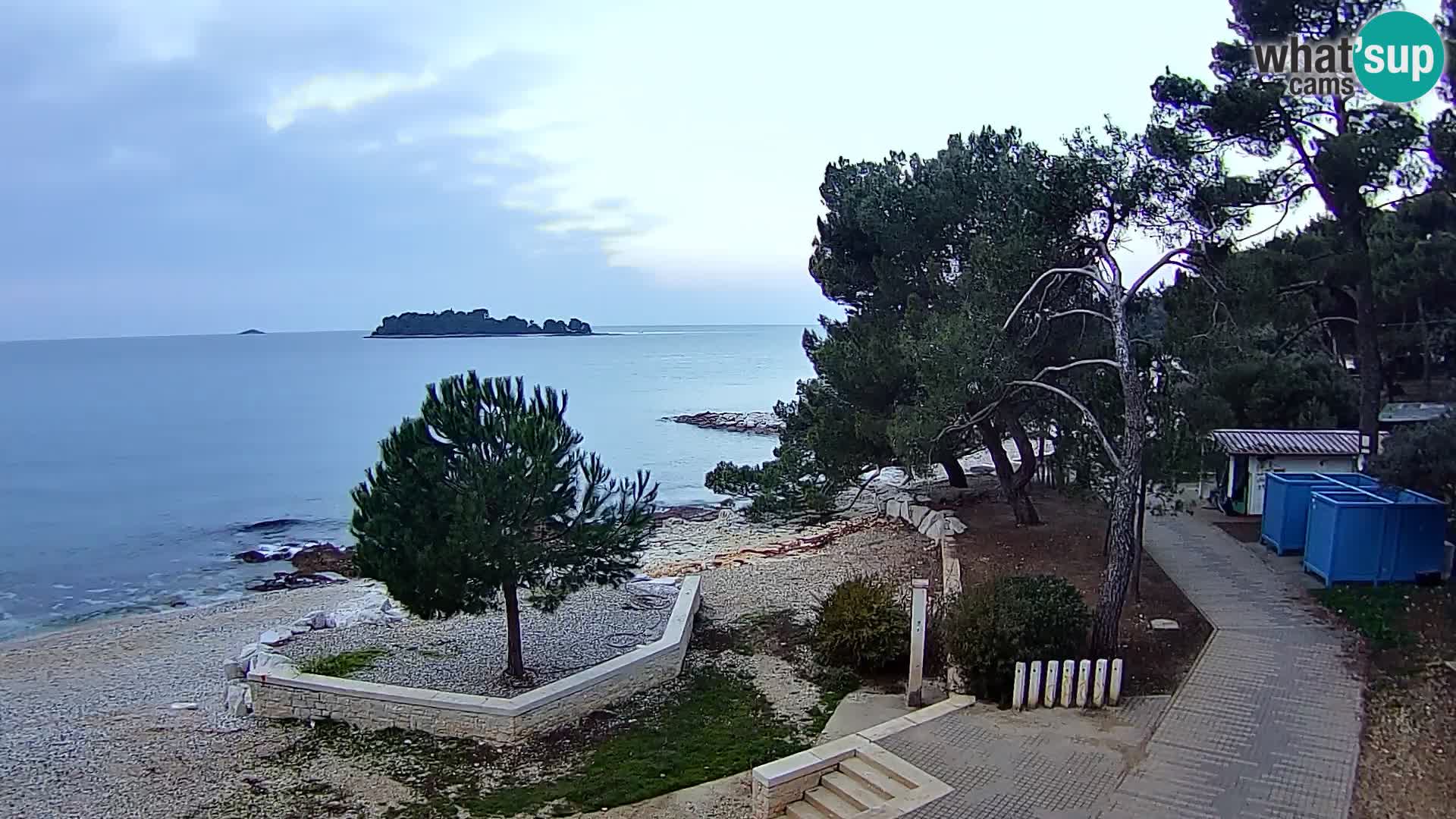 Camera en vivo Borik playa Rovinj – Istria