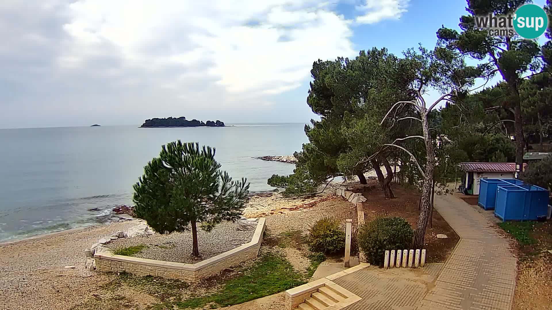 Webcam Spiaggia Borik a Rovigno – Istria