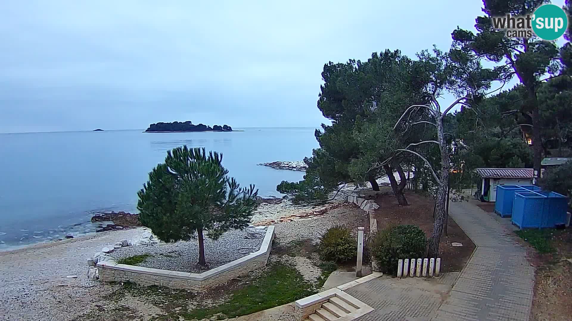 Spletna kamera plaža Borik Rovinj