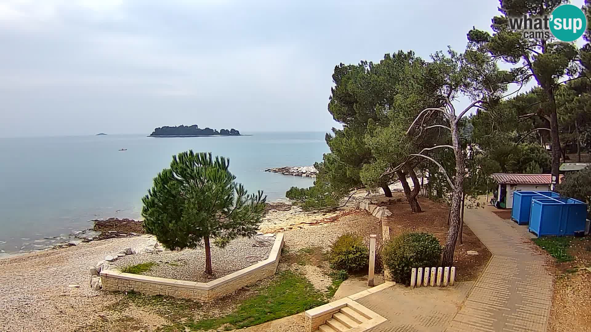 Web kamera Borik plaža Rovinj – Istra