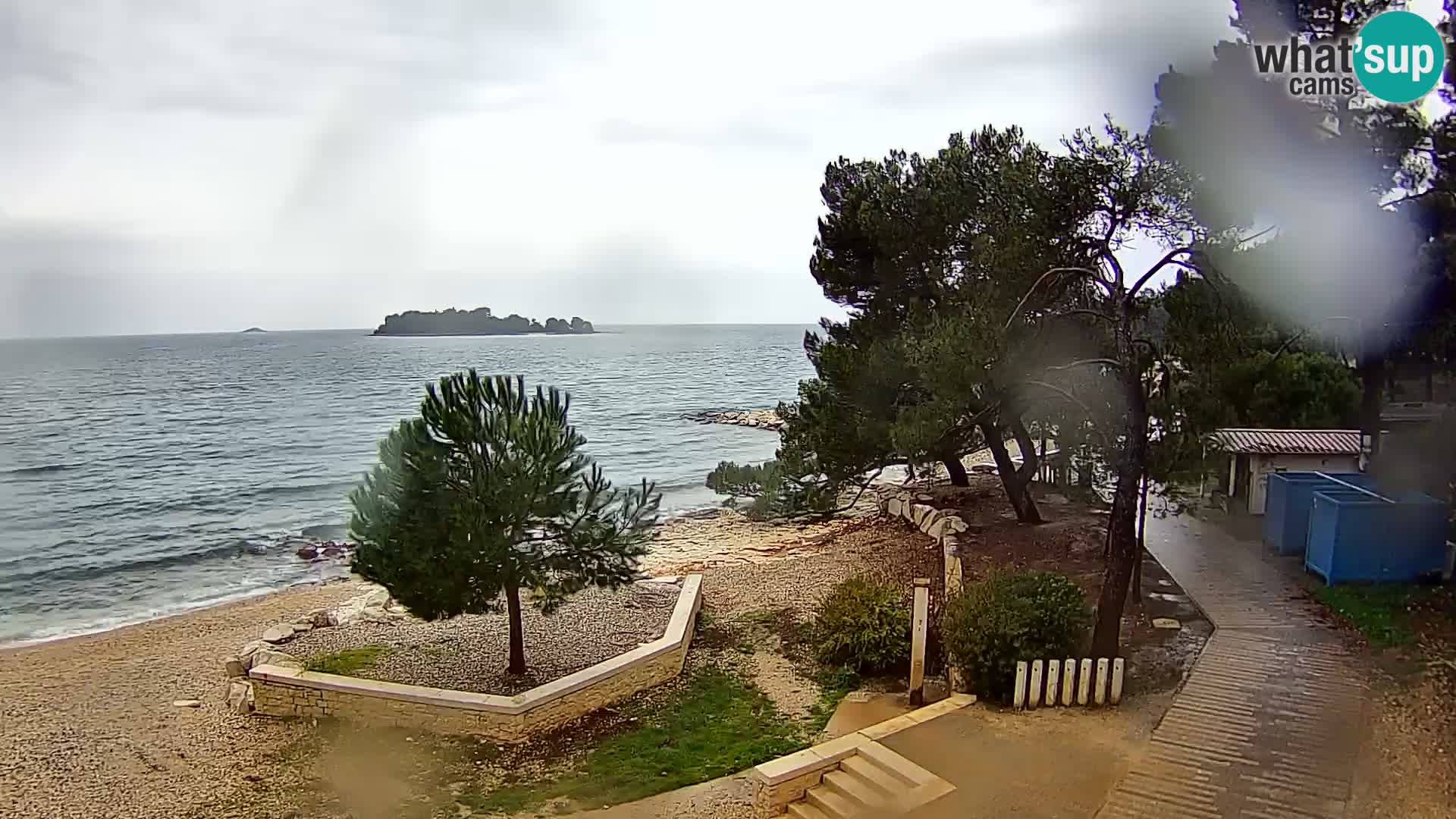 Spletna kamera plaža Borik Rovinj