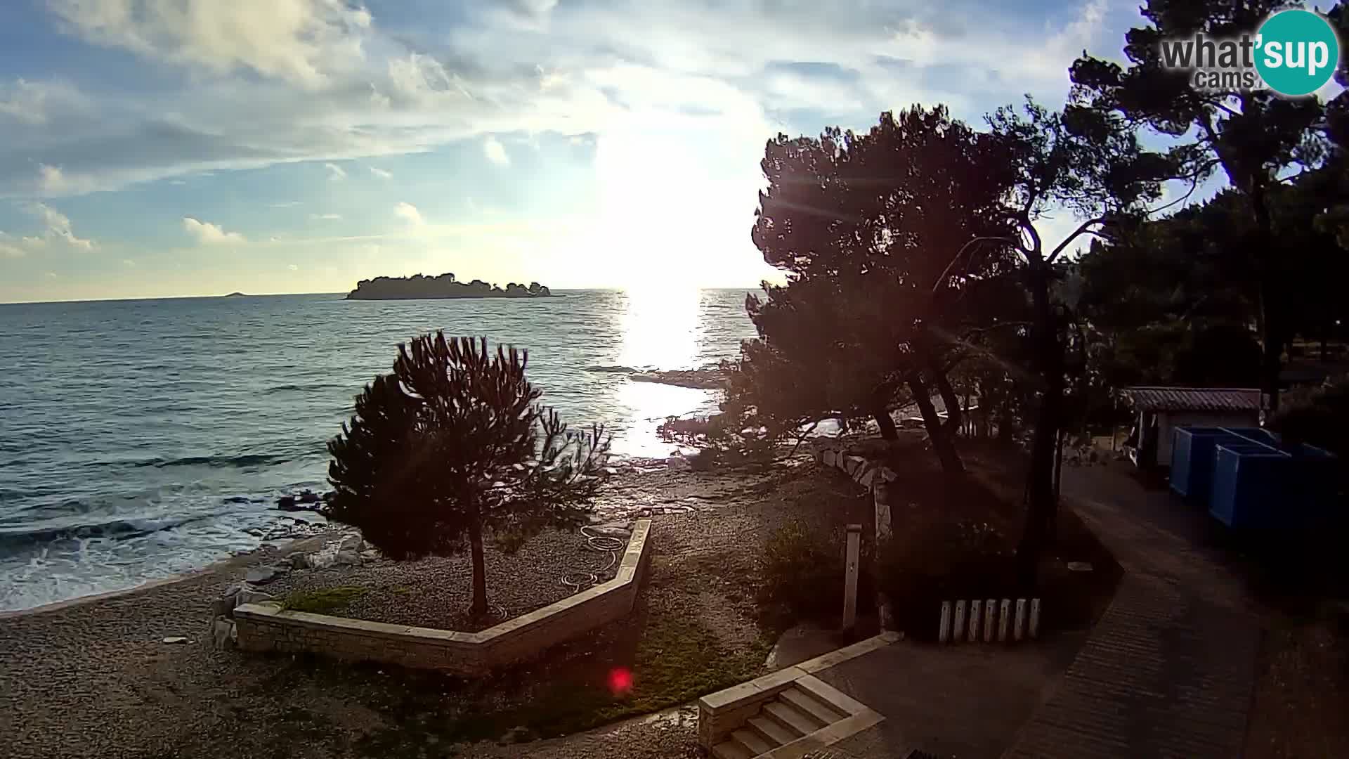 Camera en vivo Borik playa Rovinj – Istria