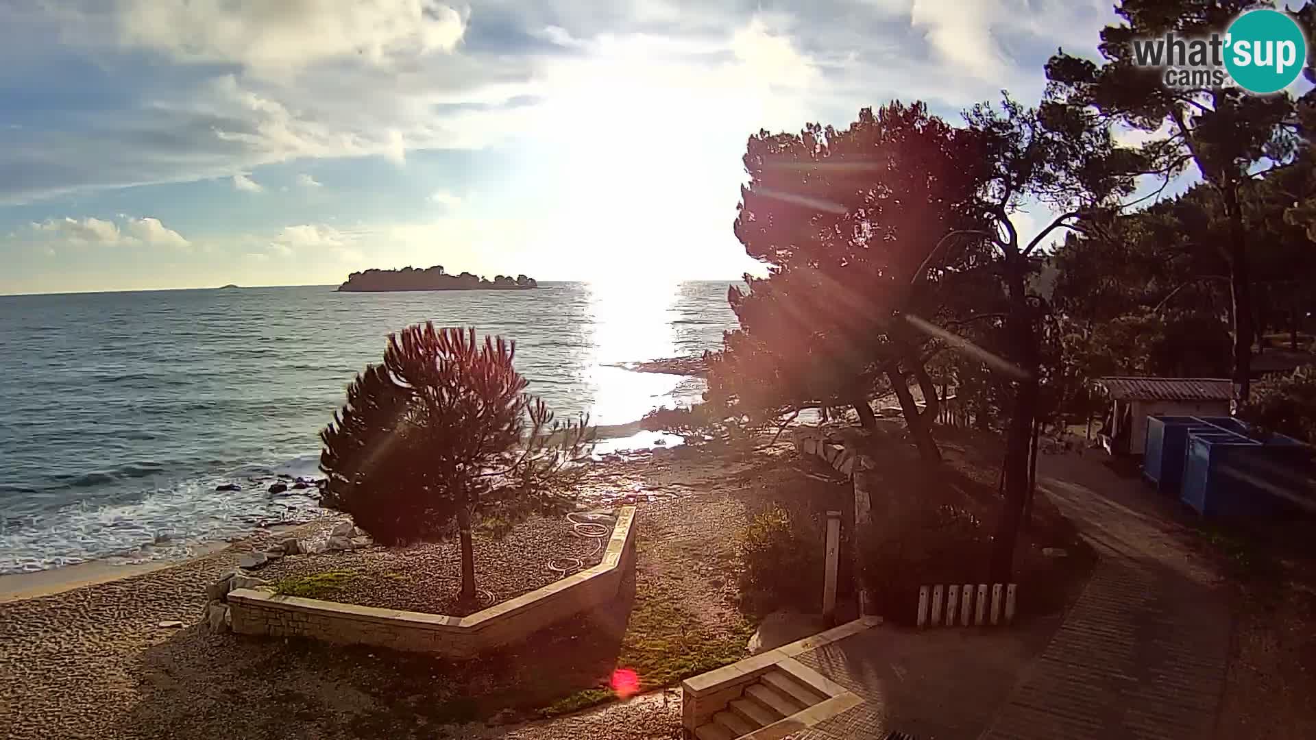 Camera en vivo Borik playa Rovinj – Istria