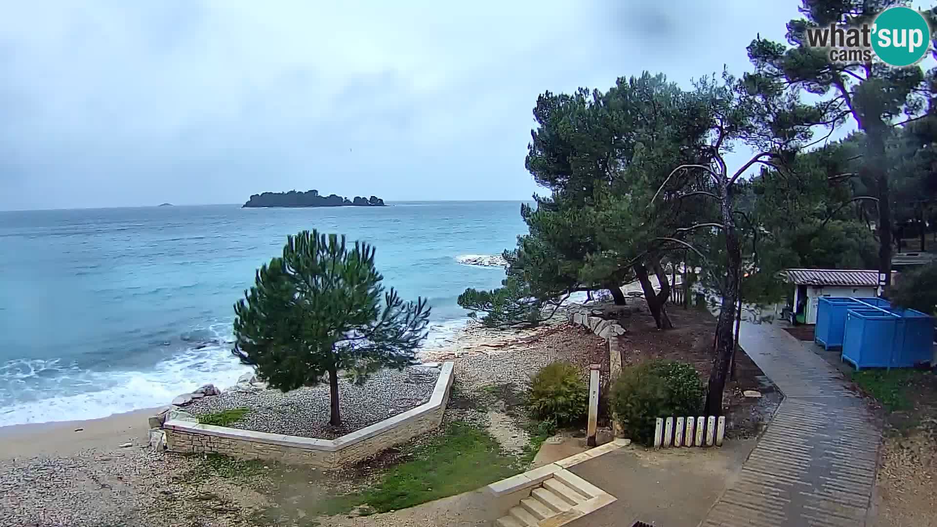 Camera en vivo Borik playa Rovinj – Istria