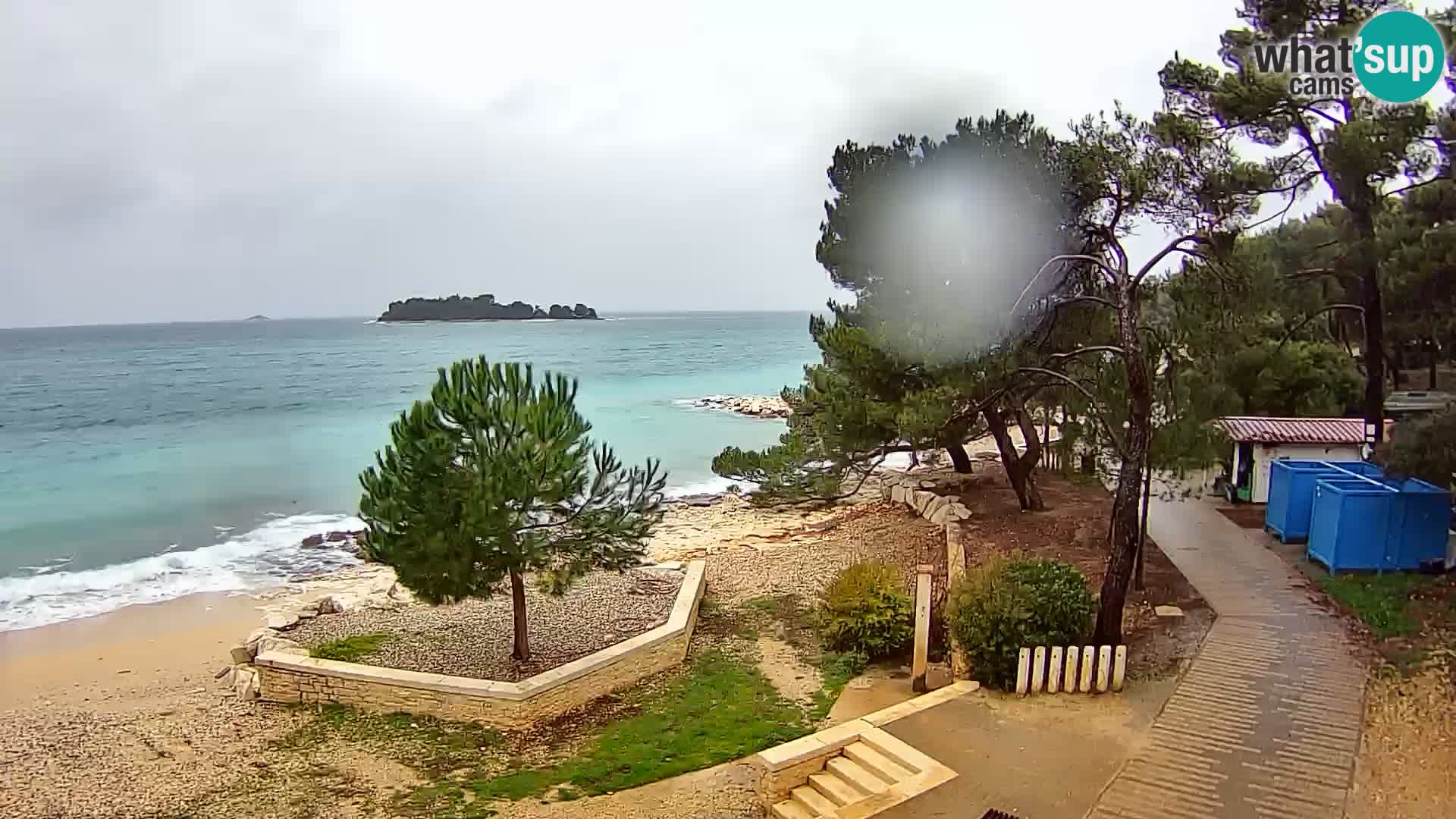 Webcam Spiaggia Borik a Rovigno – Istria