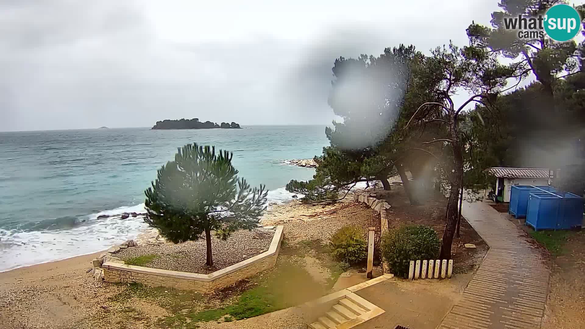 Spletna kamera plaža Borik Rovinj